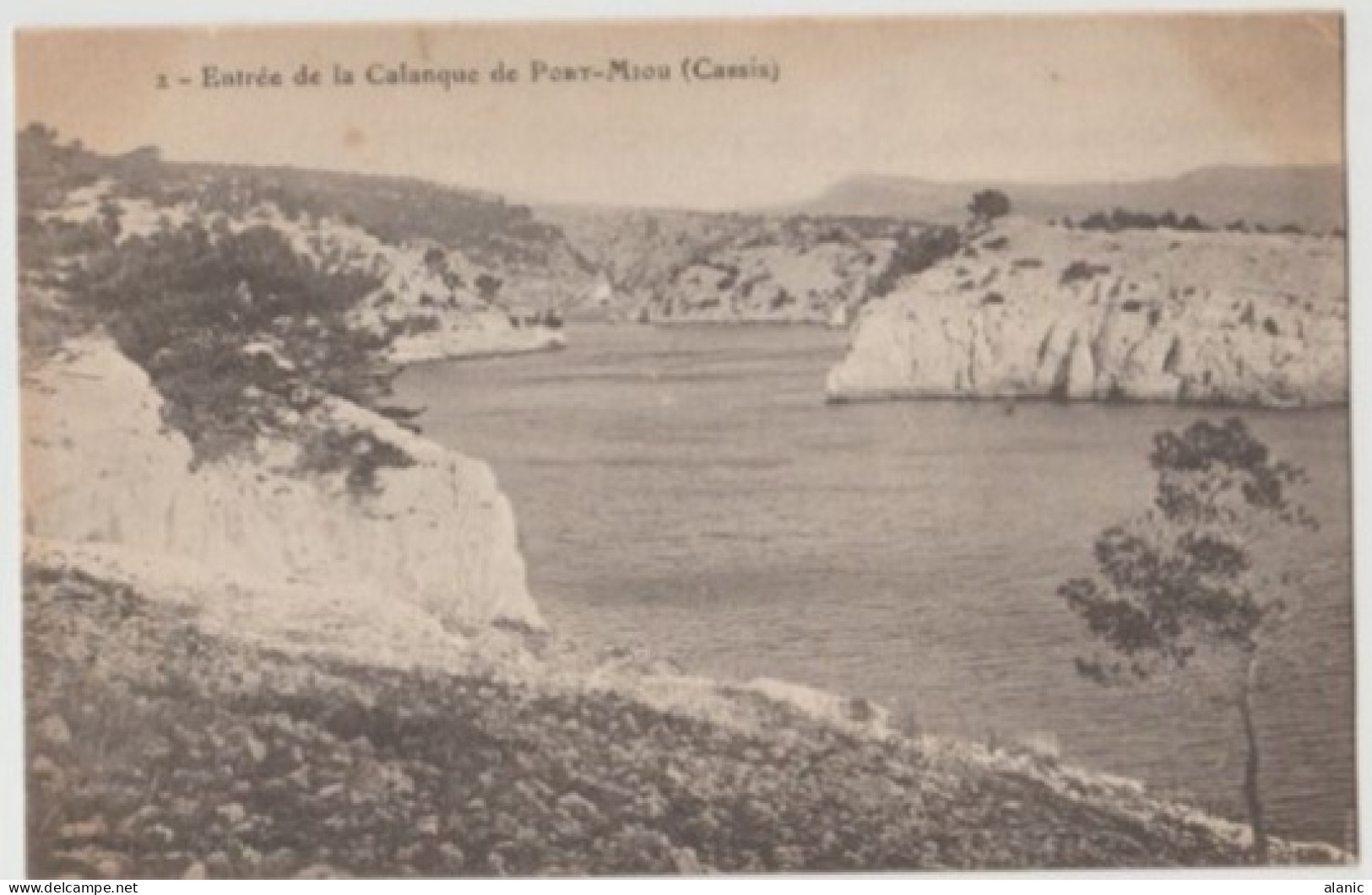 CPA--N°2 CASSIS (B Du R) - Entrée De La Calanque De Port-Miou (Cassis)  NON CIRCULEE - Cassis