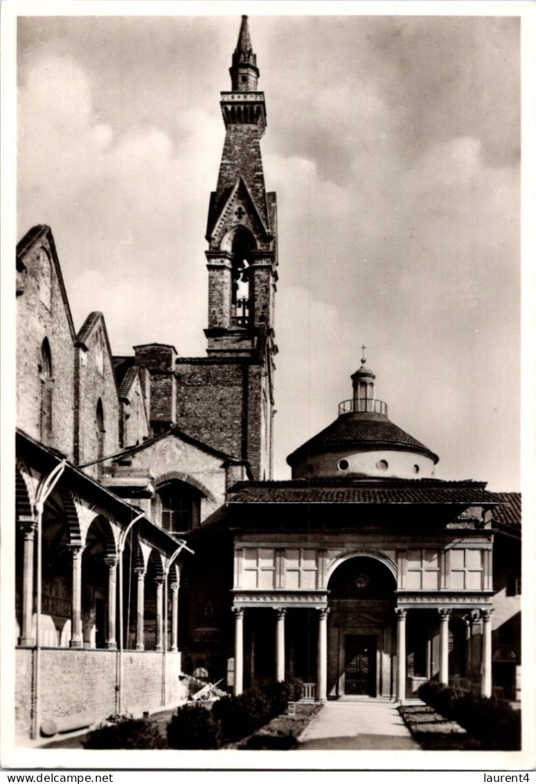 27-11-2023 (3 V 35) Italy (2 Postcards) Firenze Basilica (b/w) & Palazzo - Kirchen U. Kathedralen