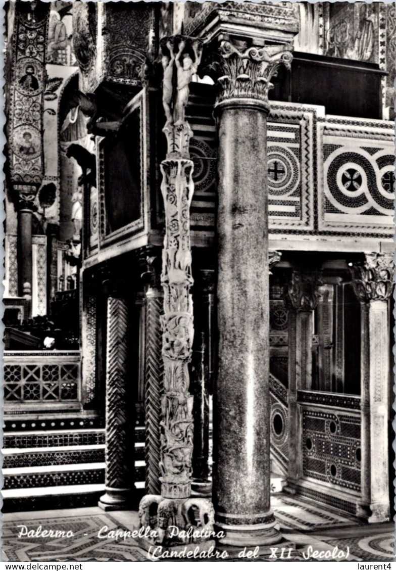 27-11-2023 (3 V 35) Italy (2 Postcards) Palermo Cathedrale (b/w) - Kirchen U. Kathedralen