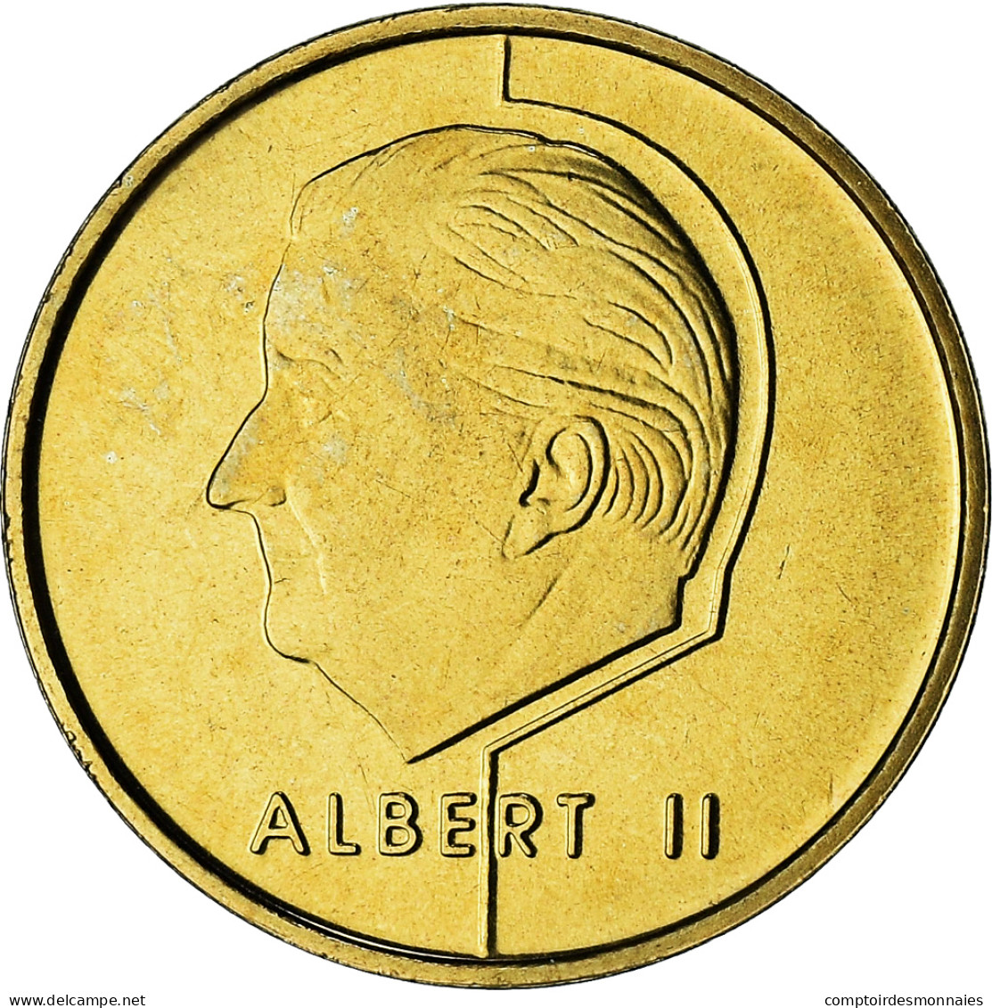 Belgique, Albert II, 5 Francs, 5 Frank, 2001, Série FDC, FDC, Bronze-Aluminium - 5 Francs