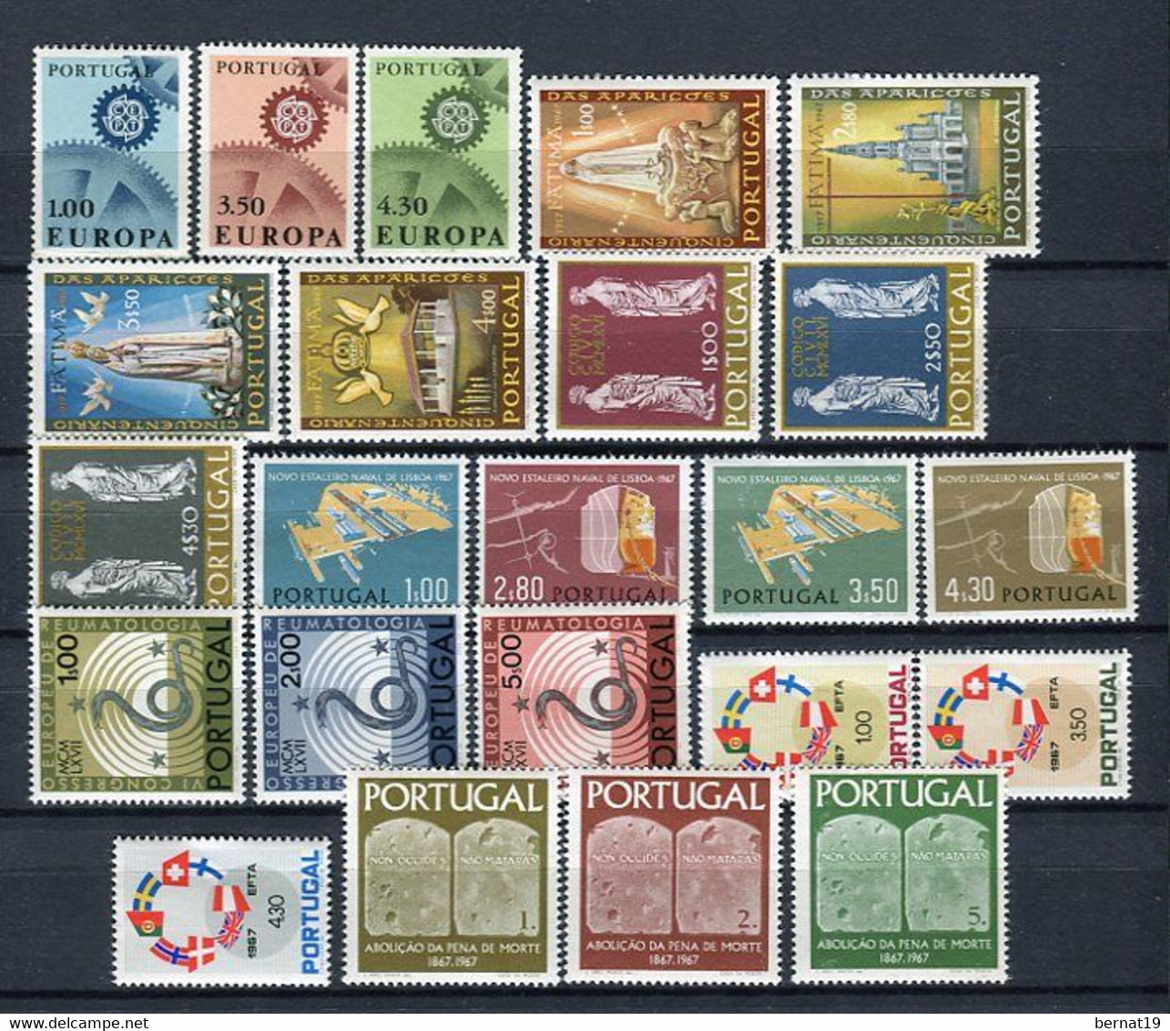 Portugal 1967 Completo ** MNH. - Annate Complete