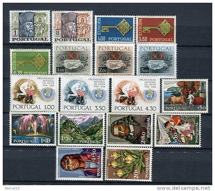 Portugal 1968. Completo ** MNH. - Années Complètes