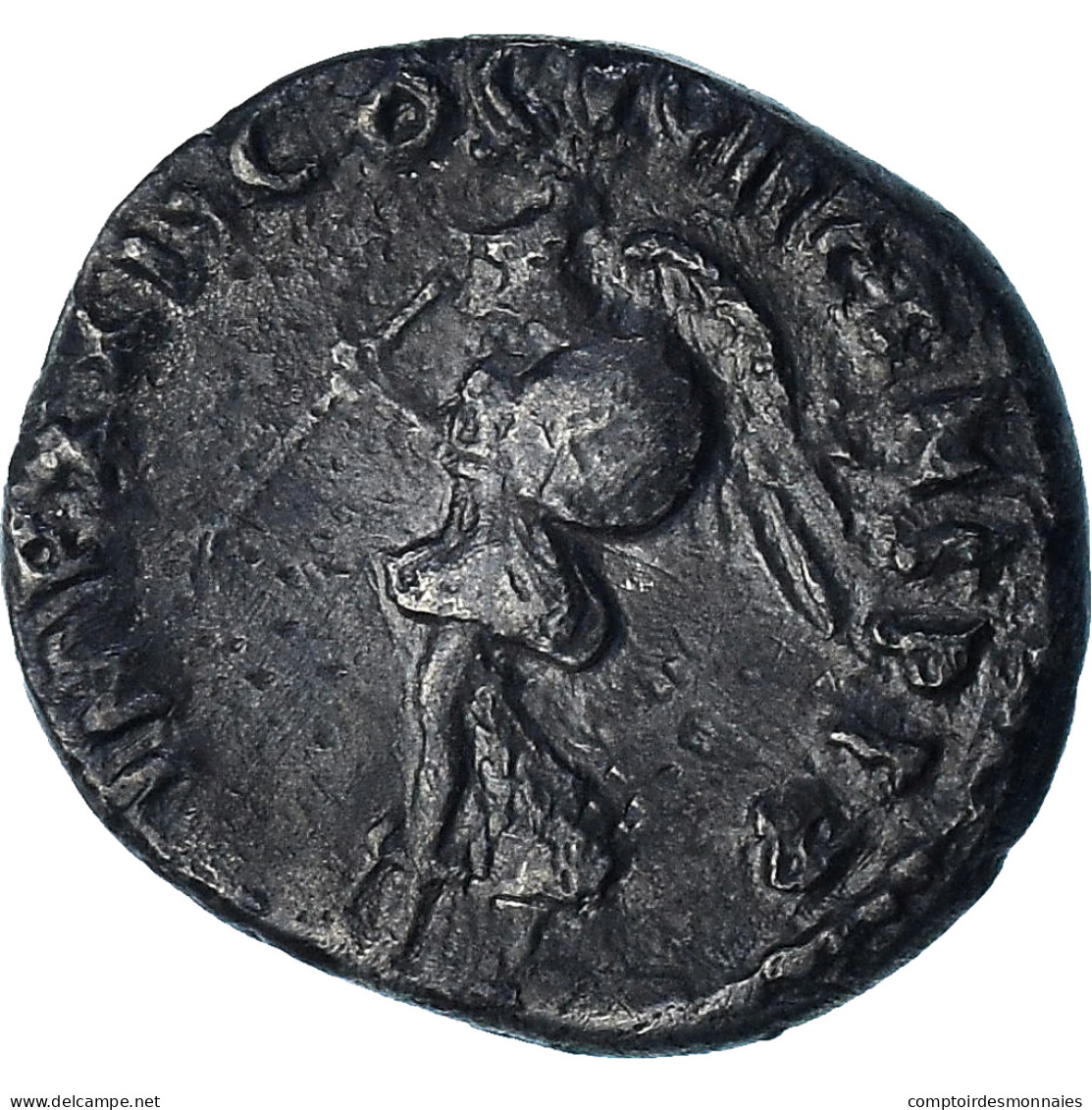 Domitien, Denier, 95-96, Rome, Argent, TTB, RIC:791 - La Dinastía Flavia (69 / 96)