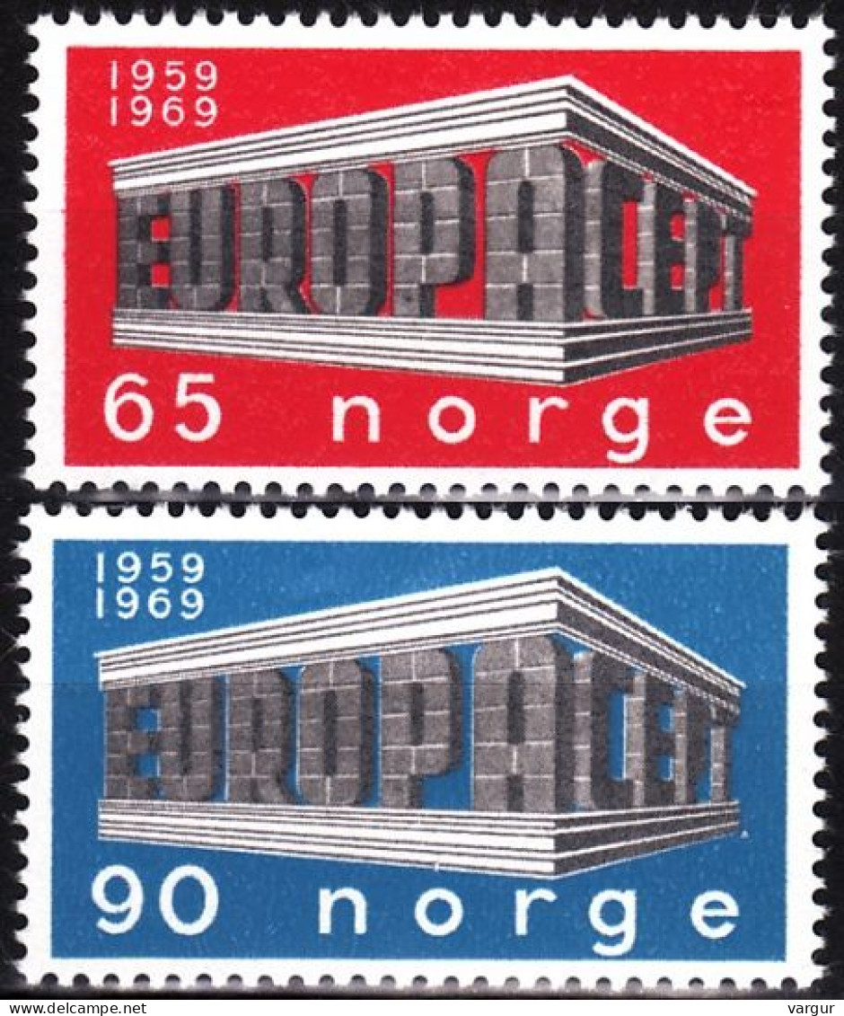 NORWAY 1969 EUROPA. Complete Set, MNH - 1969