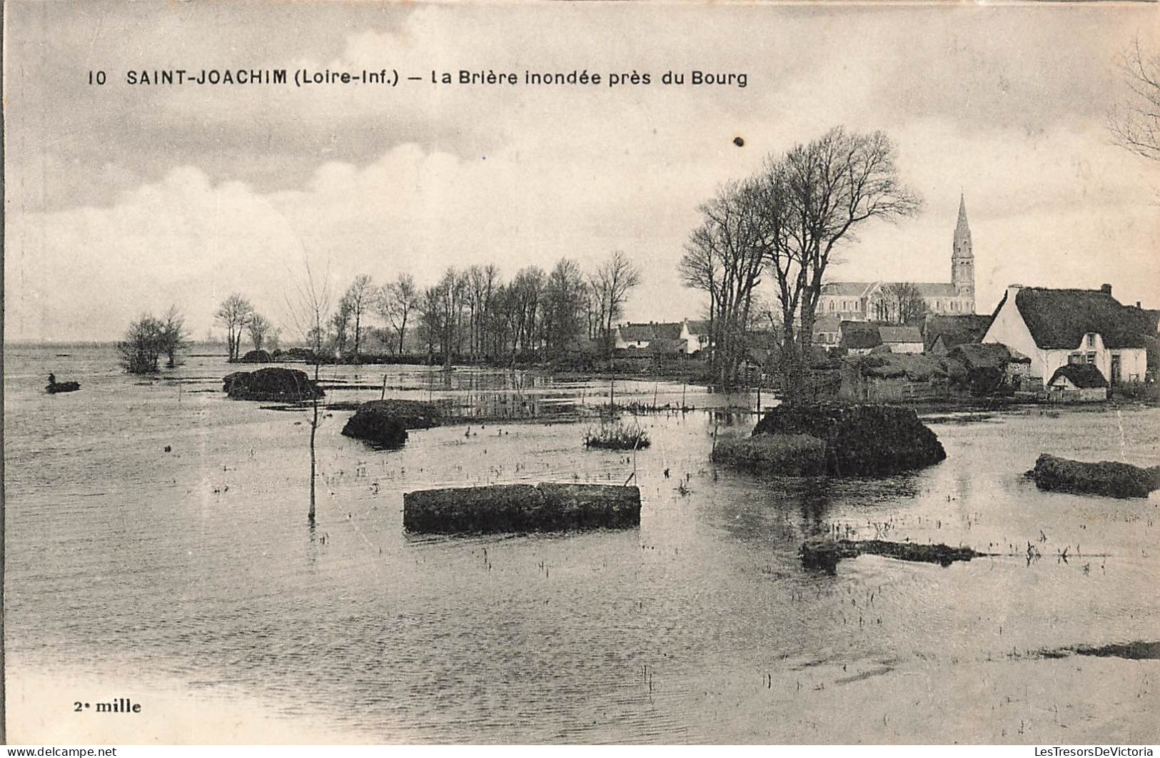 FRANCE - Saint-Joachim - La Brière Inondée Près Du Bourg - Carte Postale Ancienne - Saint-Joachim