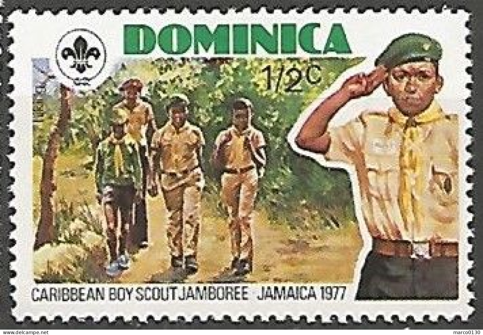 DOMINIQUE N° 524 NEUF AVEC TRACE DE CHARNIERE - Dominica (...-1978)