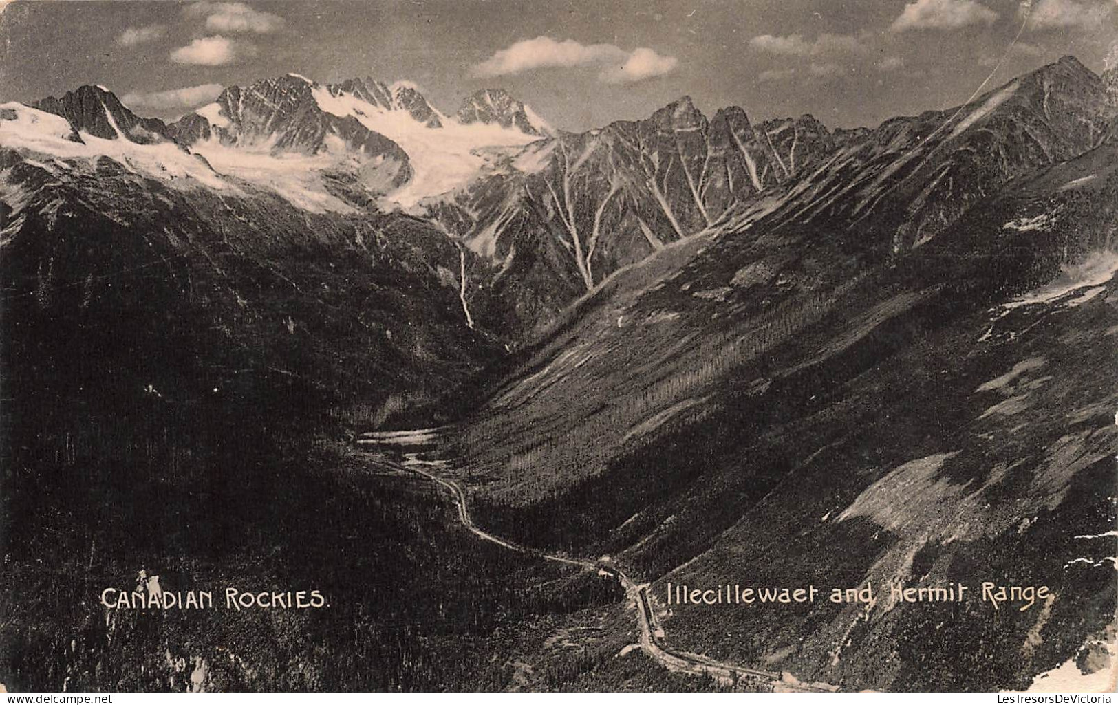 CANADA - Rocheuses Canadiennes - Illecillewaet And Hermit Range - Carte Postale Ancienne - Andere & Zonder Classificatie