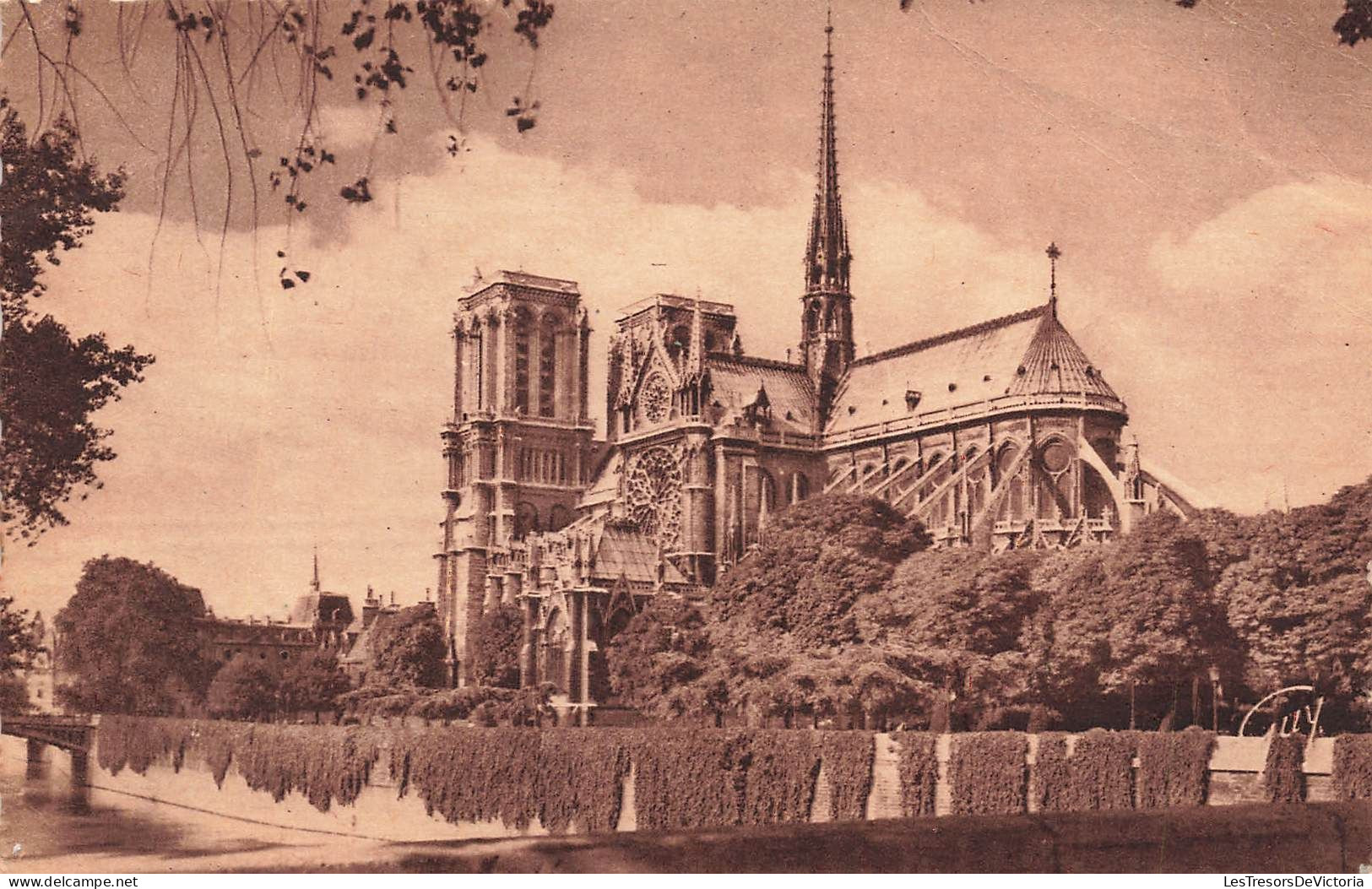 FRANCE - Paris Et Ses Merveilles - Abside De La Cathédrale Notre Dame - Carte Postale Ancienne - Notre Dame De Paris