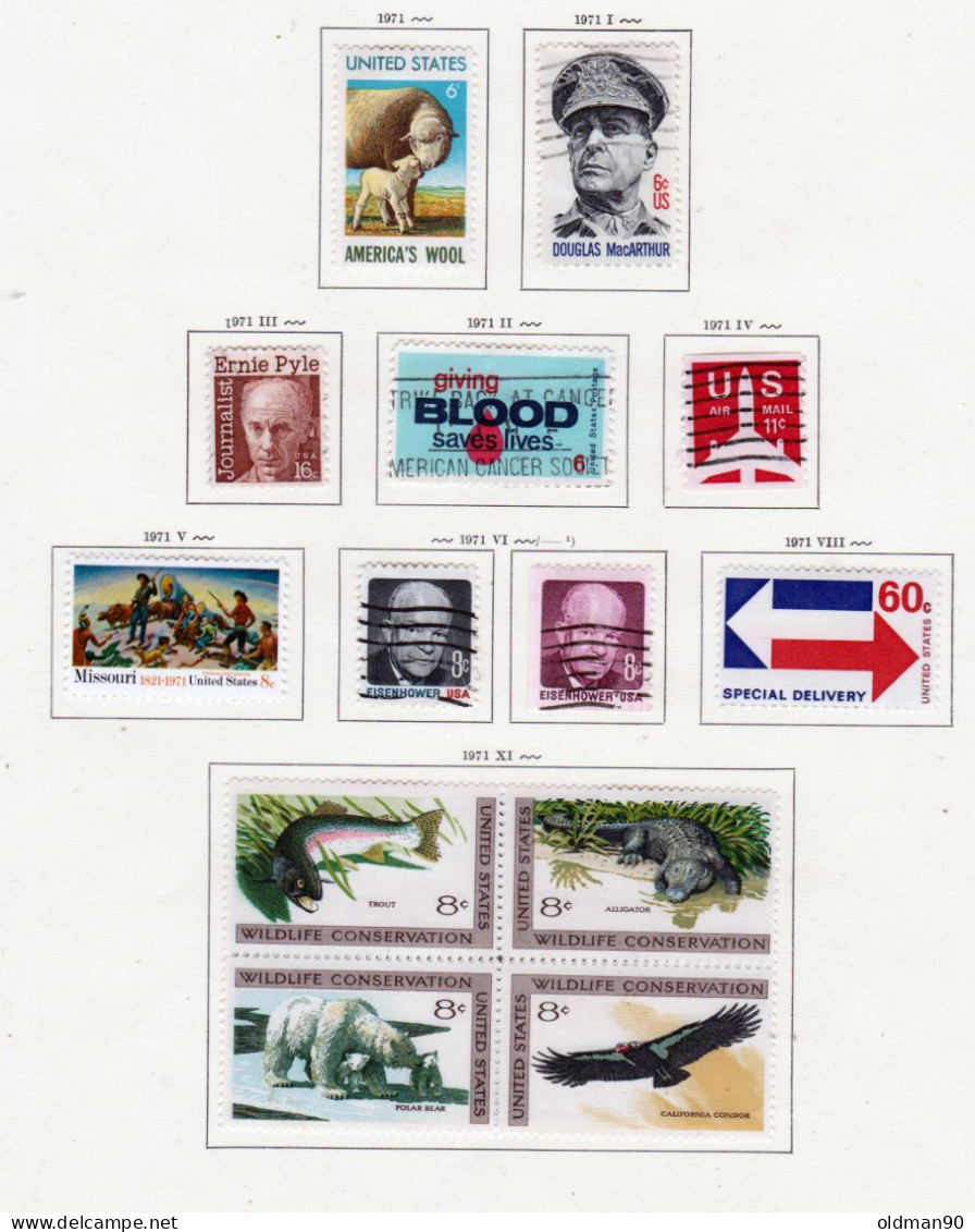 DB-162- U.S.A.- Emissione Del  1971 (+/o) LH/Used - Qualità A Vostro Giudizio. - Unused Stamps