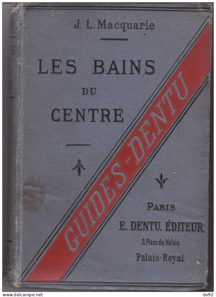 LES BAINS DU CENTRE J.L MACQUERIE 1892 - Poitou-Charentes