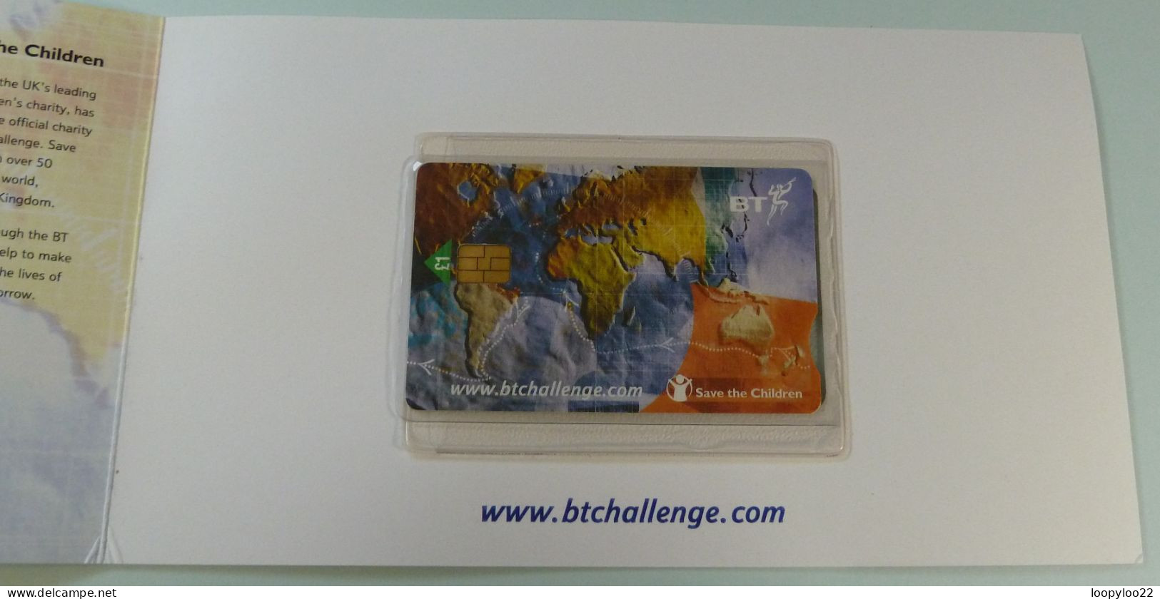 UK - Great Britain - BT - PRO535 -  Save The Children - BT Global Challenge - Mint In Folder - R - Collezioni