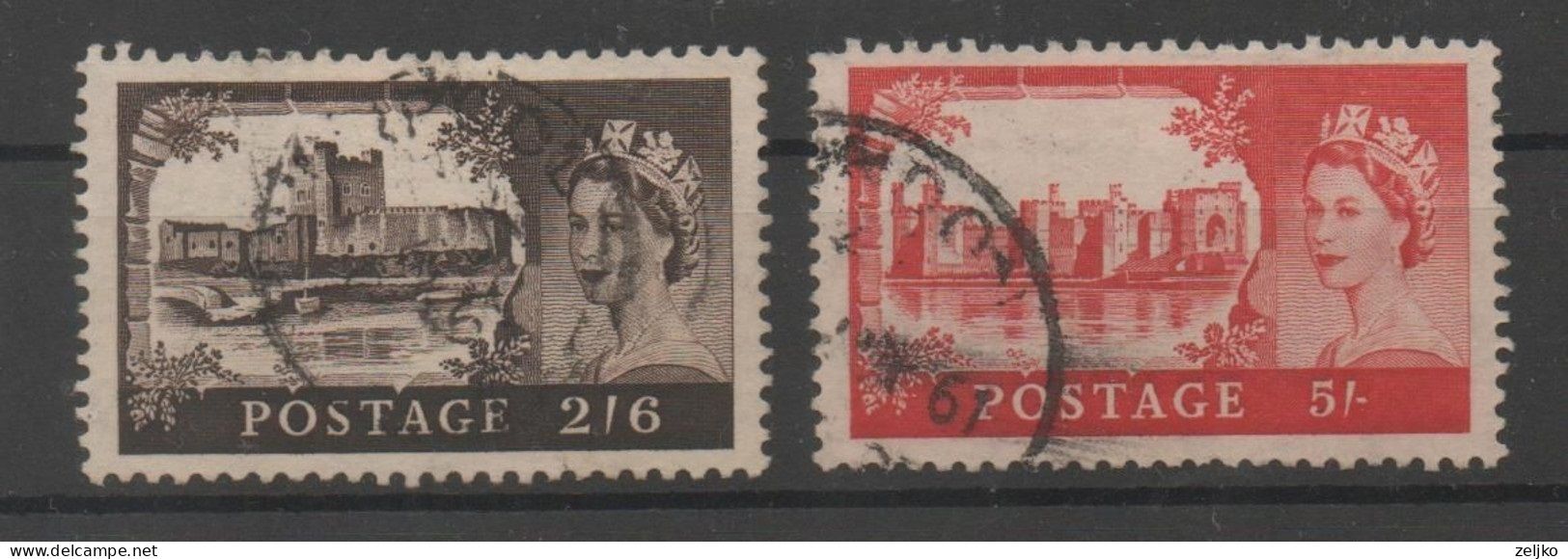 UK, GB, Great Britain, Used, 1955, Michel 278, 279 - Usati