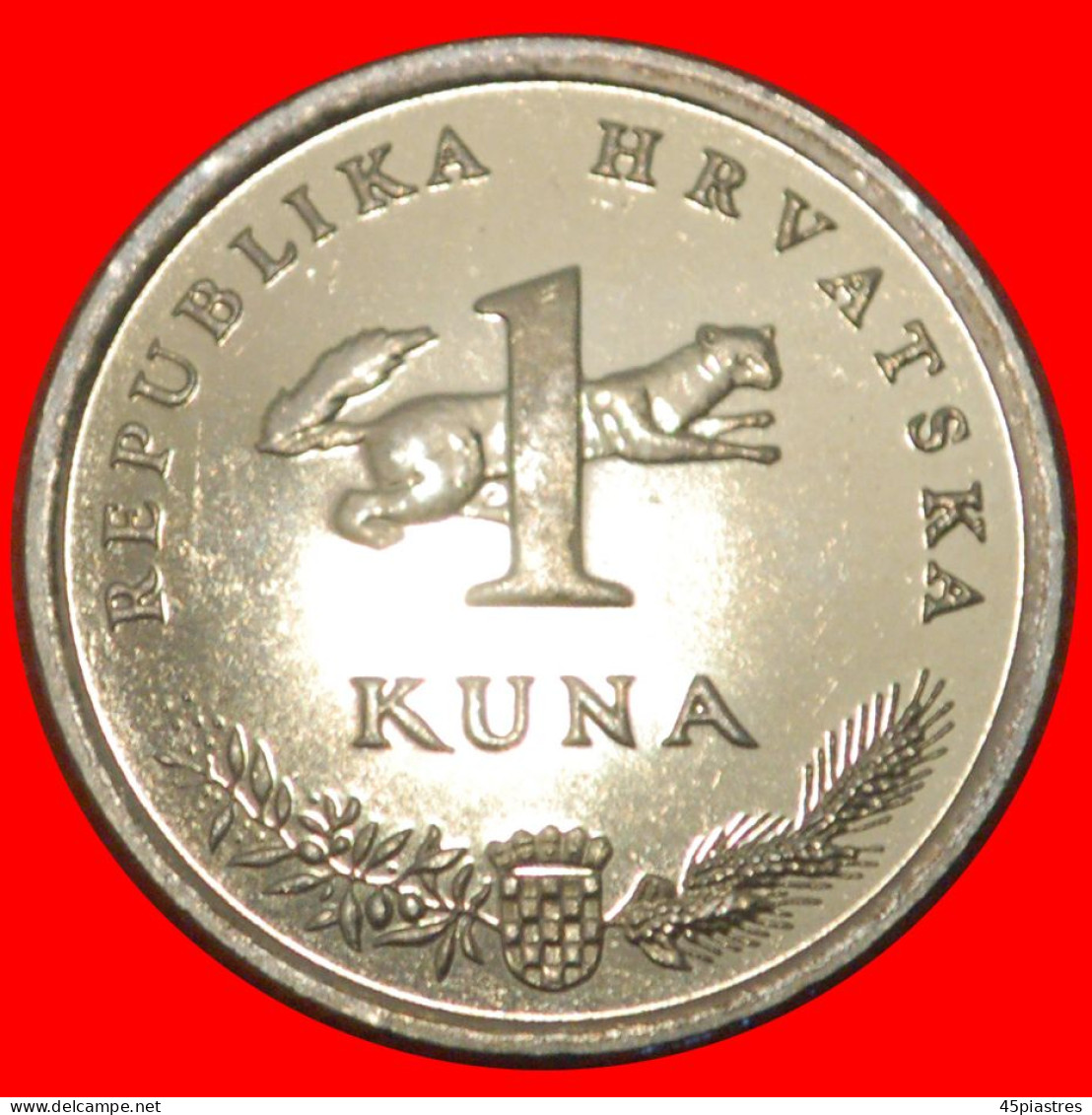 * LATIN TEXT NIGHTINGALE: CROATIA  1 KUNA 1994-2004. UNC MINT LUSTRE! · LOW START · NO RESERVE! - Kroatien