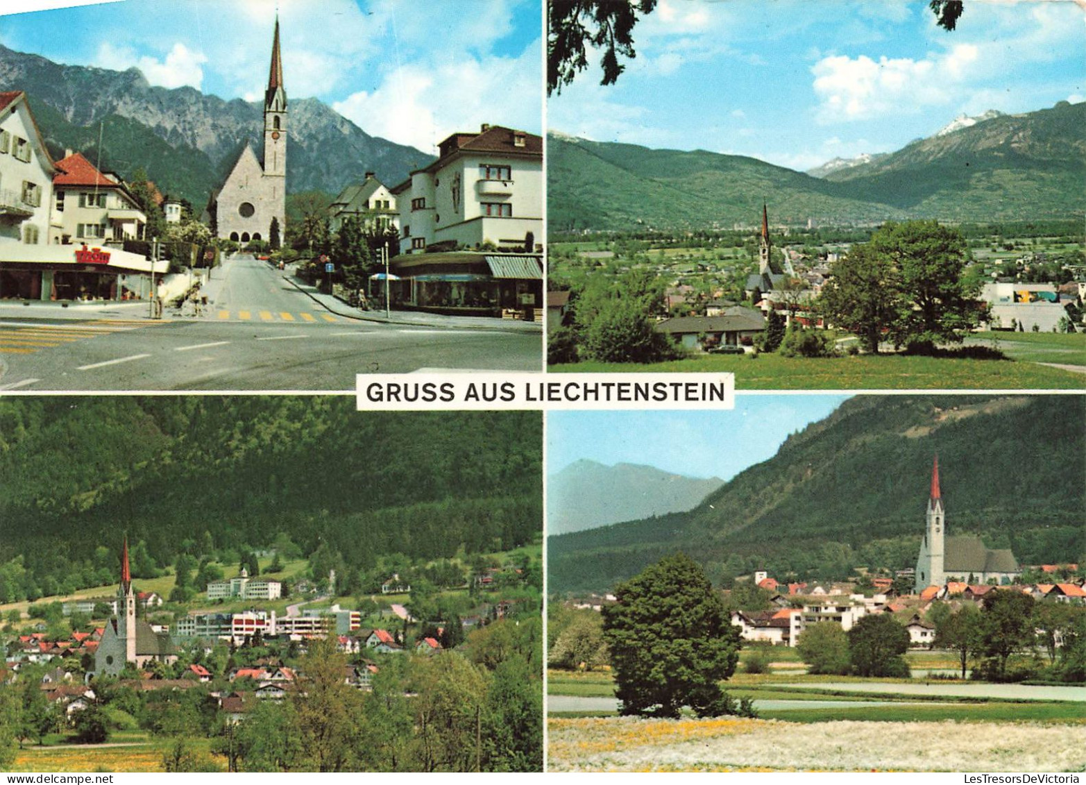 LIECHTENSTEIN - Schaan - Katholische Pfarrkirche St. Laurentius - Vue D'ensemble - Carte Postale Récente - Liechtenstein