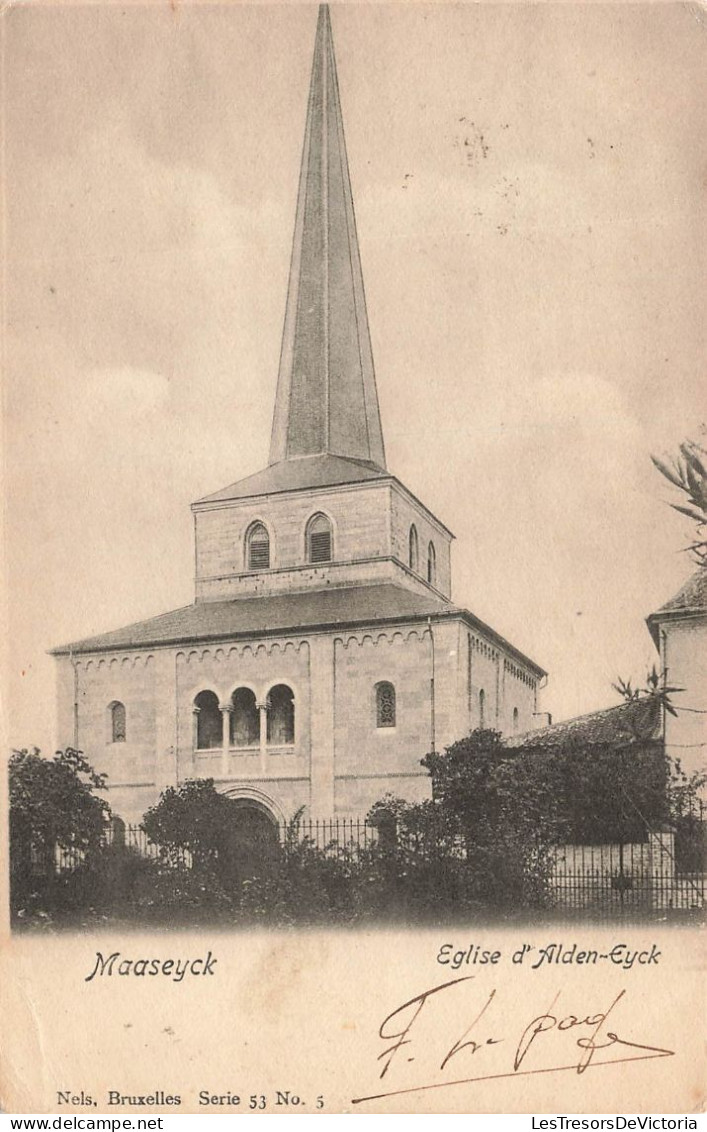 LUXEMBOURG - Maaseyck - Eglise D'Alden Eyck - Carte Postale Ancienne - Maaseik