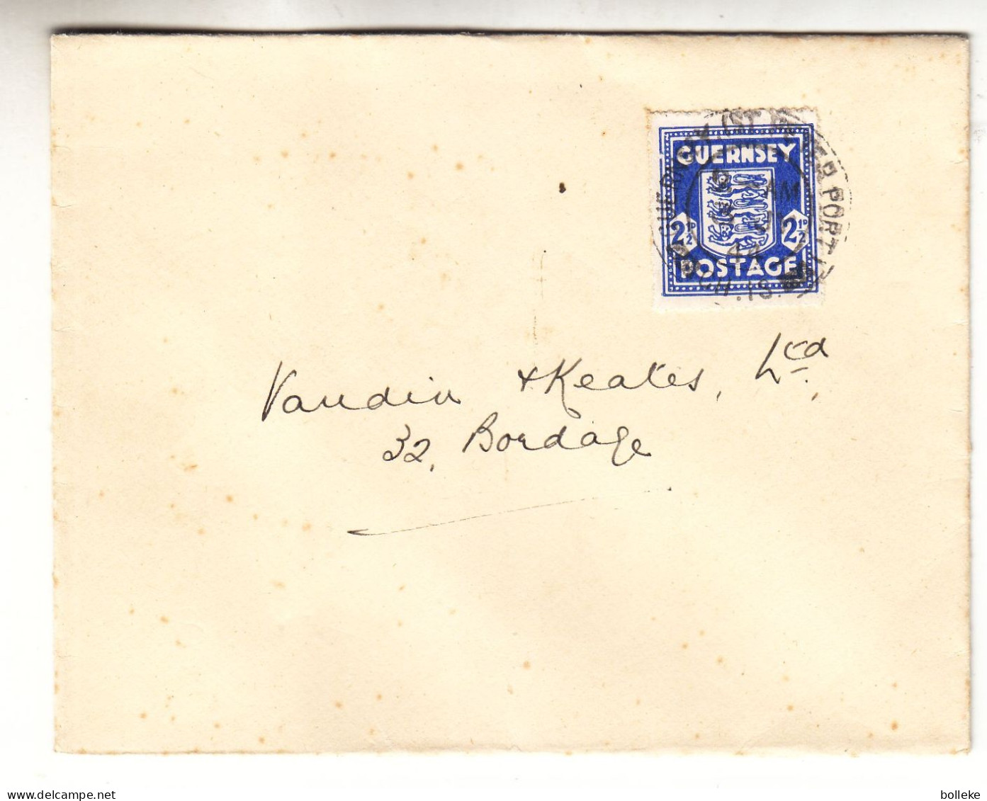 Guernesey - Lettre Du 3 JY 1944 - Valeur 75,00 Euros - Guernesey