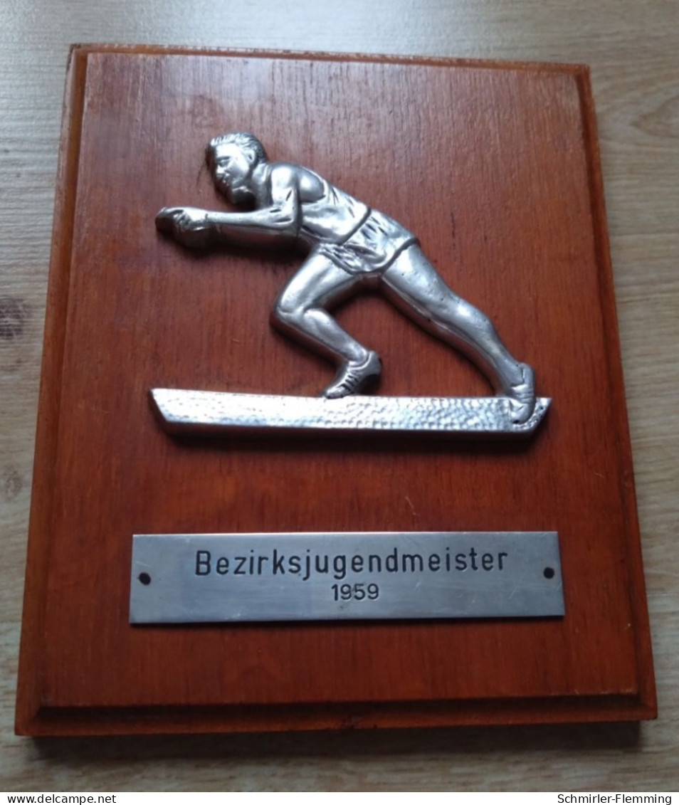 DDR Preis/Plakette Bezirksjugendmeister 1959 - RDA