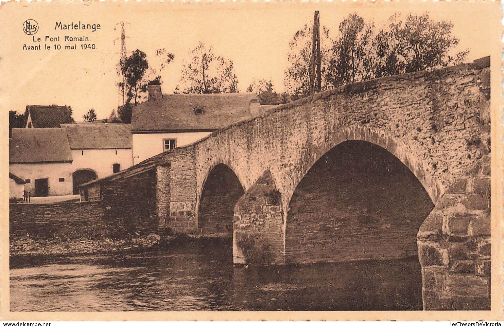 BELGIQUE - Martelange - Le Pont Romain Avant Le 10 Mai 1940 - Carte Postale Ancienne - Martelange