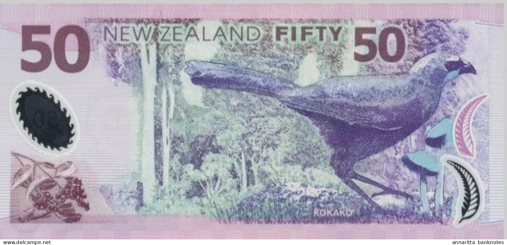 New Zealand 50 Dollars ND (2007), UNC (P-188b, B-134d) - Nieuw-Zeeland