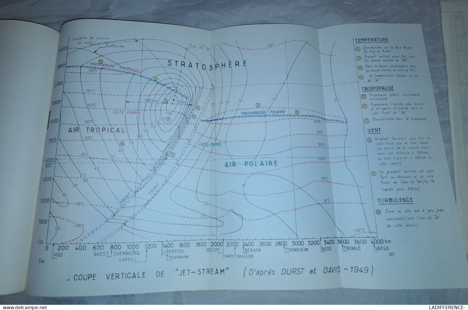 Cahier Ecole de l'Air et Ecole Militaire de l'Air Météorologie Pratique Edition 1963