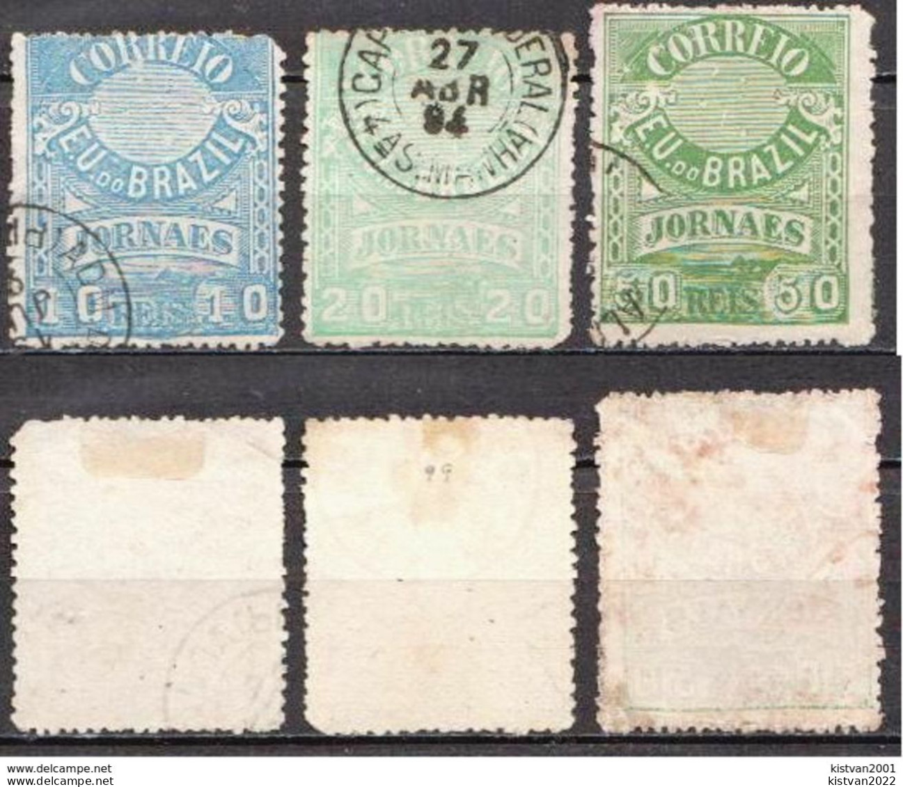 Brazil Used Set From 1890 - Used Stamps