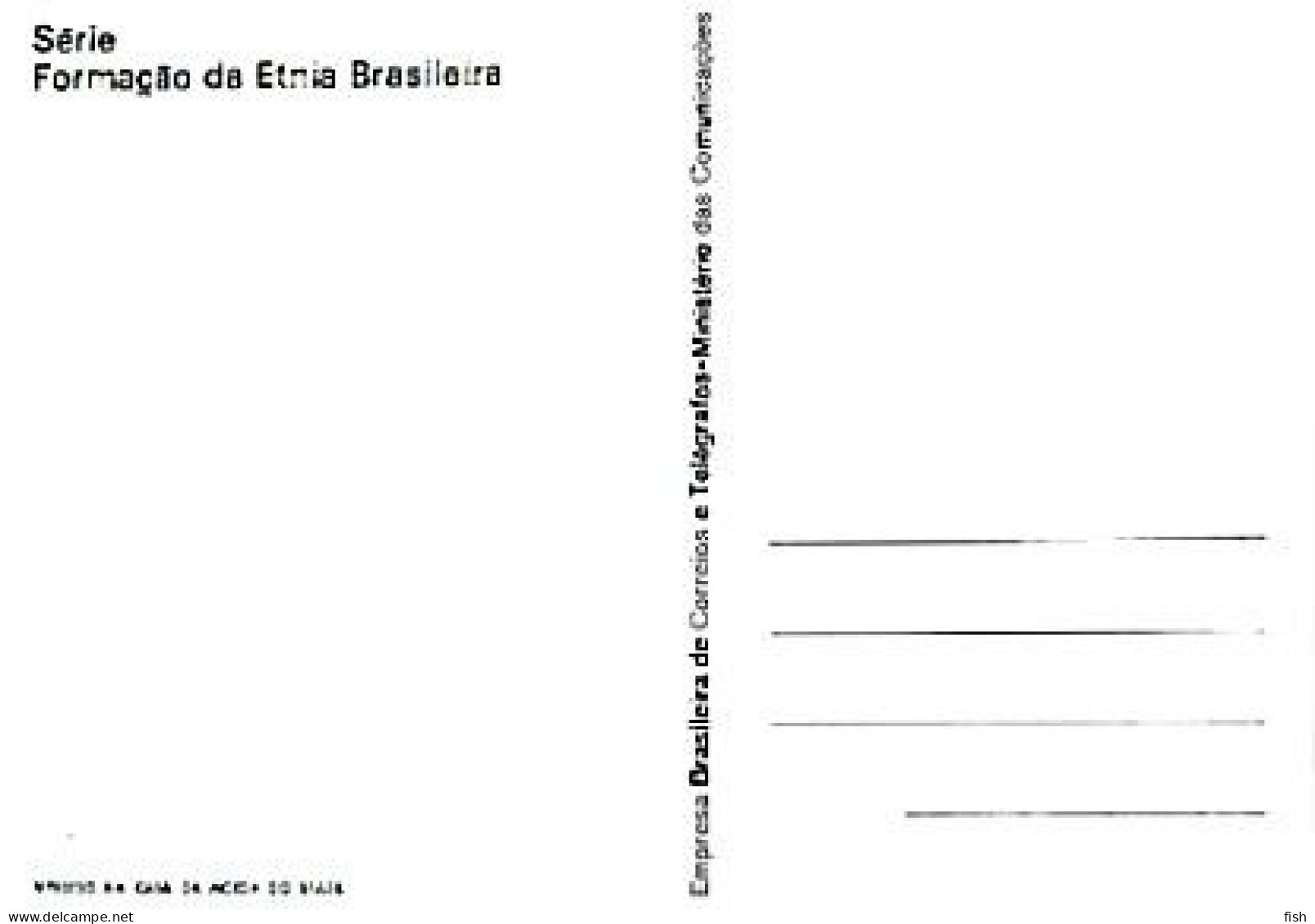 Brazil & Maximum Card, Correntes Migratórias, Formação Da Etnia Brasileira, Guanabara 1974 (4445) - Tarjetas – Máxima