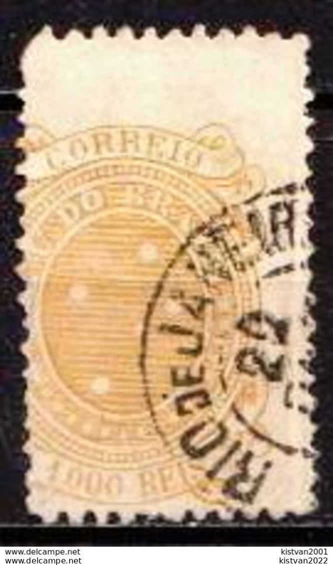 Brazil Used Stamp From 1890, Very Large Size Stamp - Used Stamps