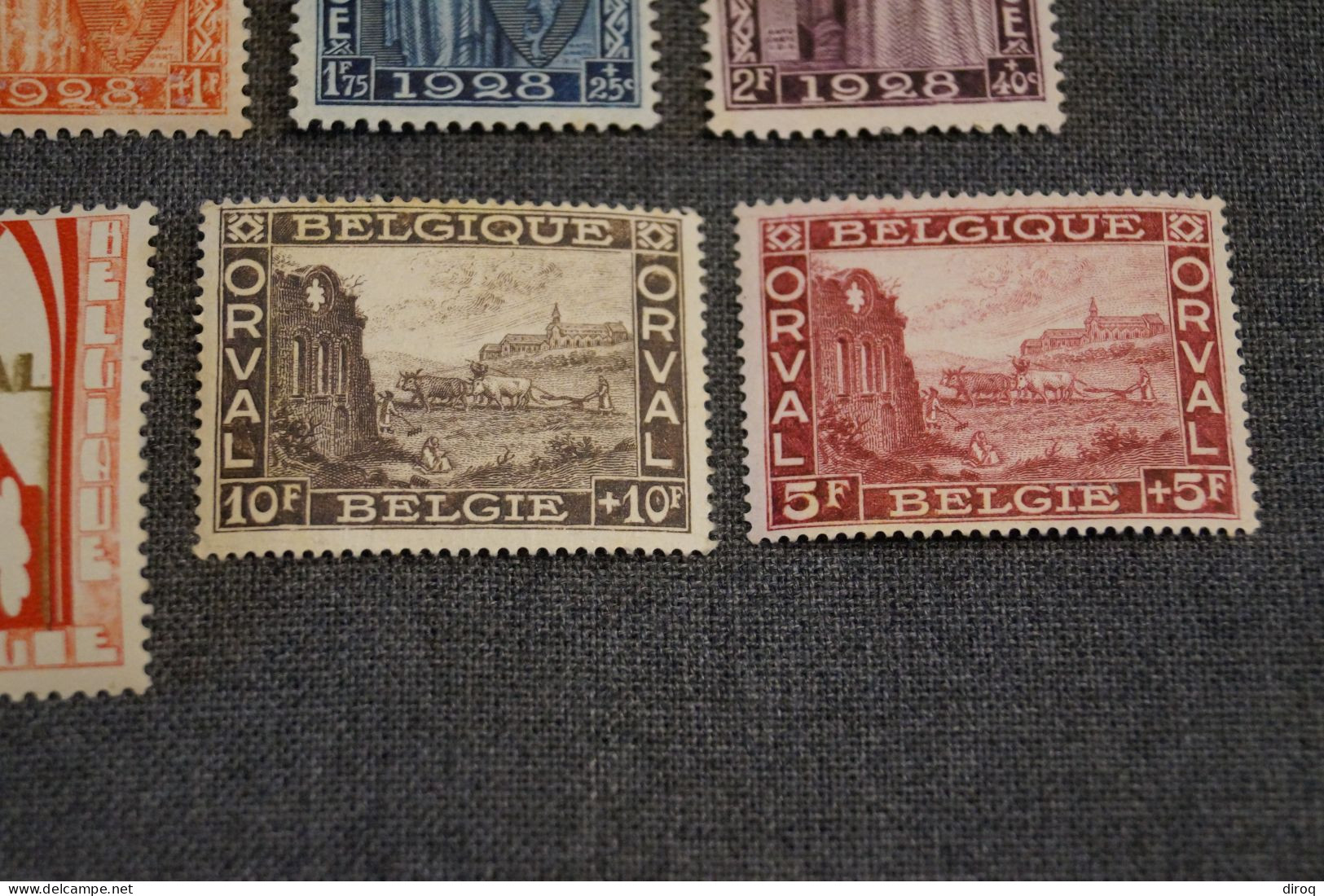 Orval,lot De 8 Timbres Neuf,certain Avec Trace De Charnière,voir Photos, Pour Collection - Unused Stamps