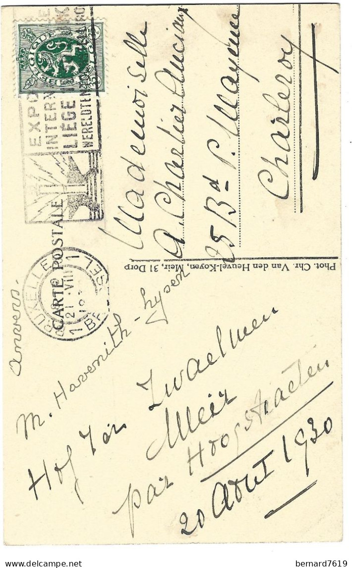 Belgique  -  Meir   -   Meer  -  Zichtopzwaluwhof - Carte Ecrite Et Signe  M Havenith Hysen - Hoogstraten