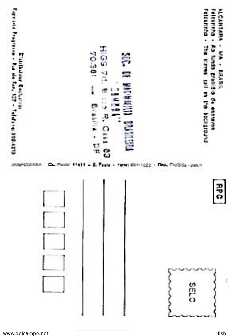 Brazil & Maximum Card, Alcântara, Pelourinho, Ao Fundo O Presidio De Escravos, São Luís 1987 (888743) - Tarjetas – Máxima