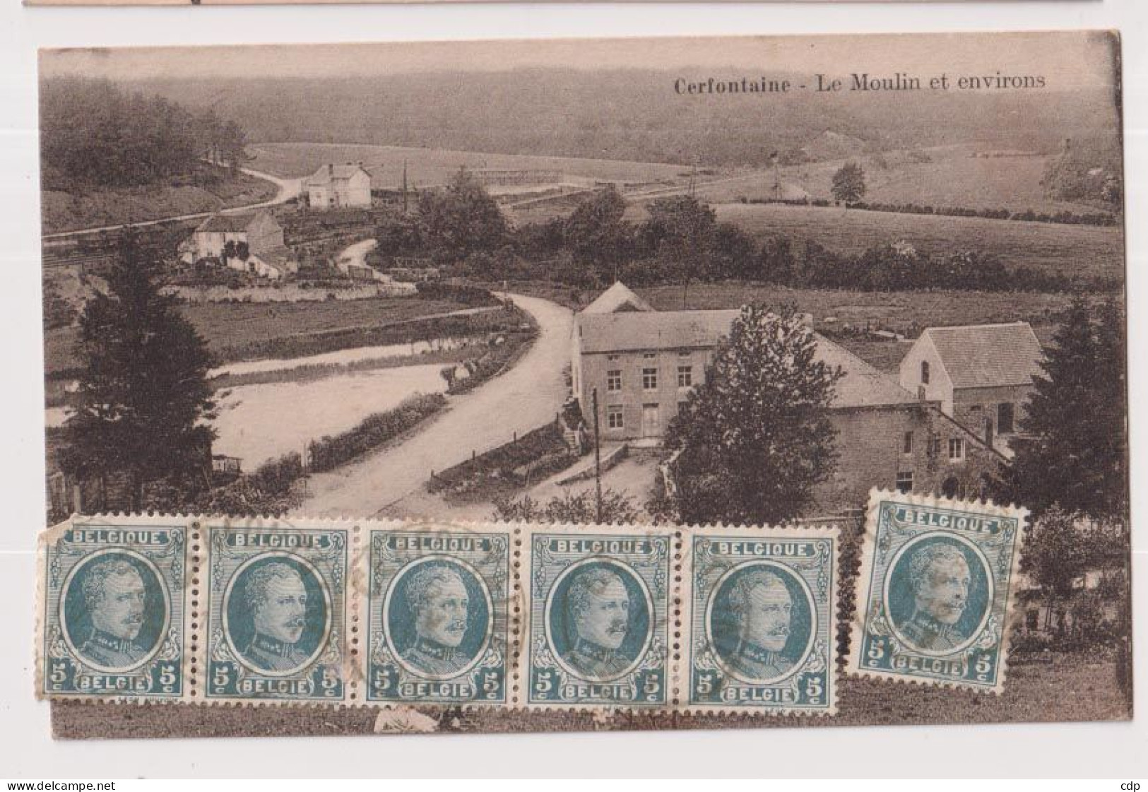 Cpa Cerfontaine   Moulin   1912 - Cerfontaine