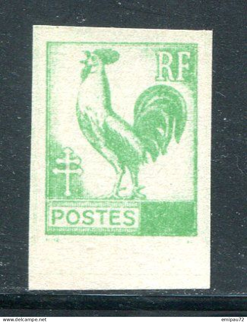 FRANCE- Coq D'Alger- Sans Valeur, Non Dentelé- Neuf Sans Charnière ** - Color Proofs 1900-1944