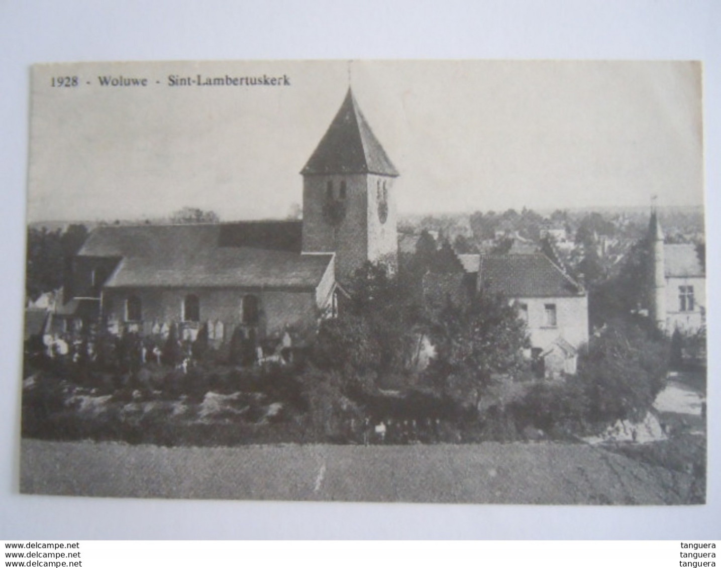 1928 Woluwe - Sint-Lambertuskerk REPRO !!!!!! Bedankkaart JP Van Erps Kandidaat Verkiezingen C.V.P. - St-Lambrechts-Woluwe - Woluwe-St-Lambert