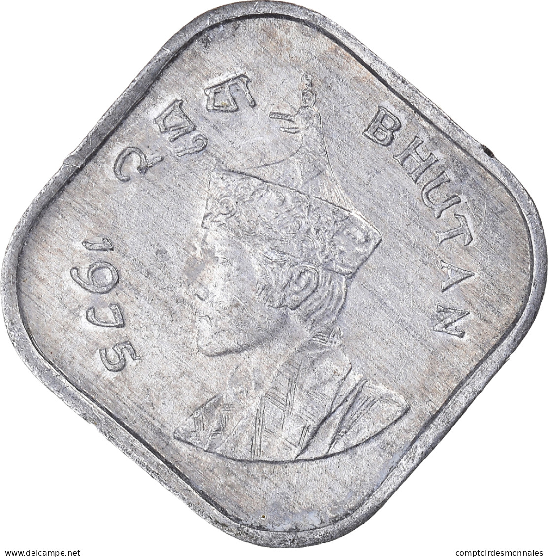 Monnaie, Bhoutan, 5 Chetrums, 1975 - Butan