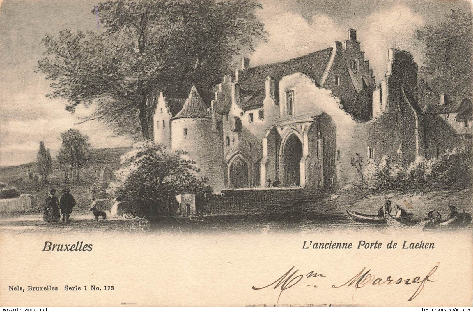 BELGIQUE - Bruxelles - L'ancienne Porte De Laeken - Château En Ruines - Carte Postale Ancienne - Monuments, édifices