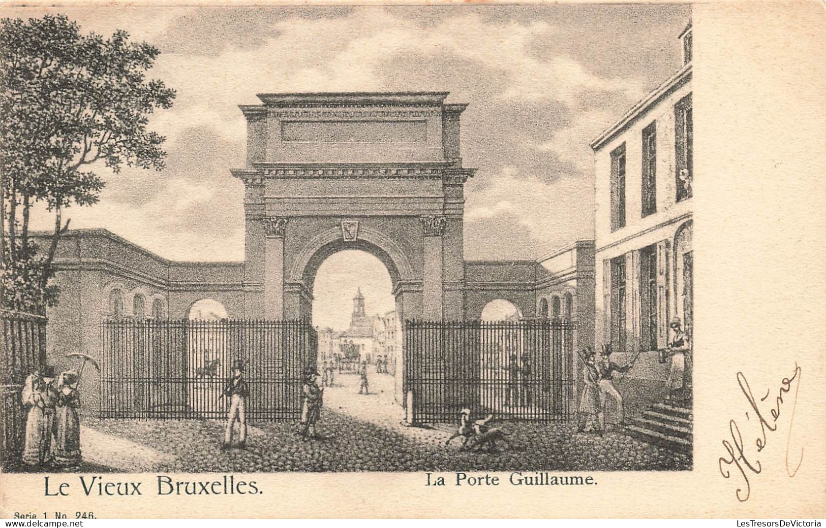 BELGIQUE - Le Vieux Bruxelles - La Porte Guillaume - Dos Non Divisé - Carte Postale Ancienne - Other & Unclassified