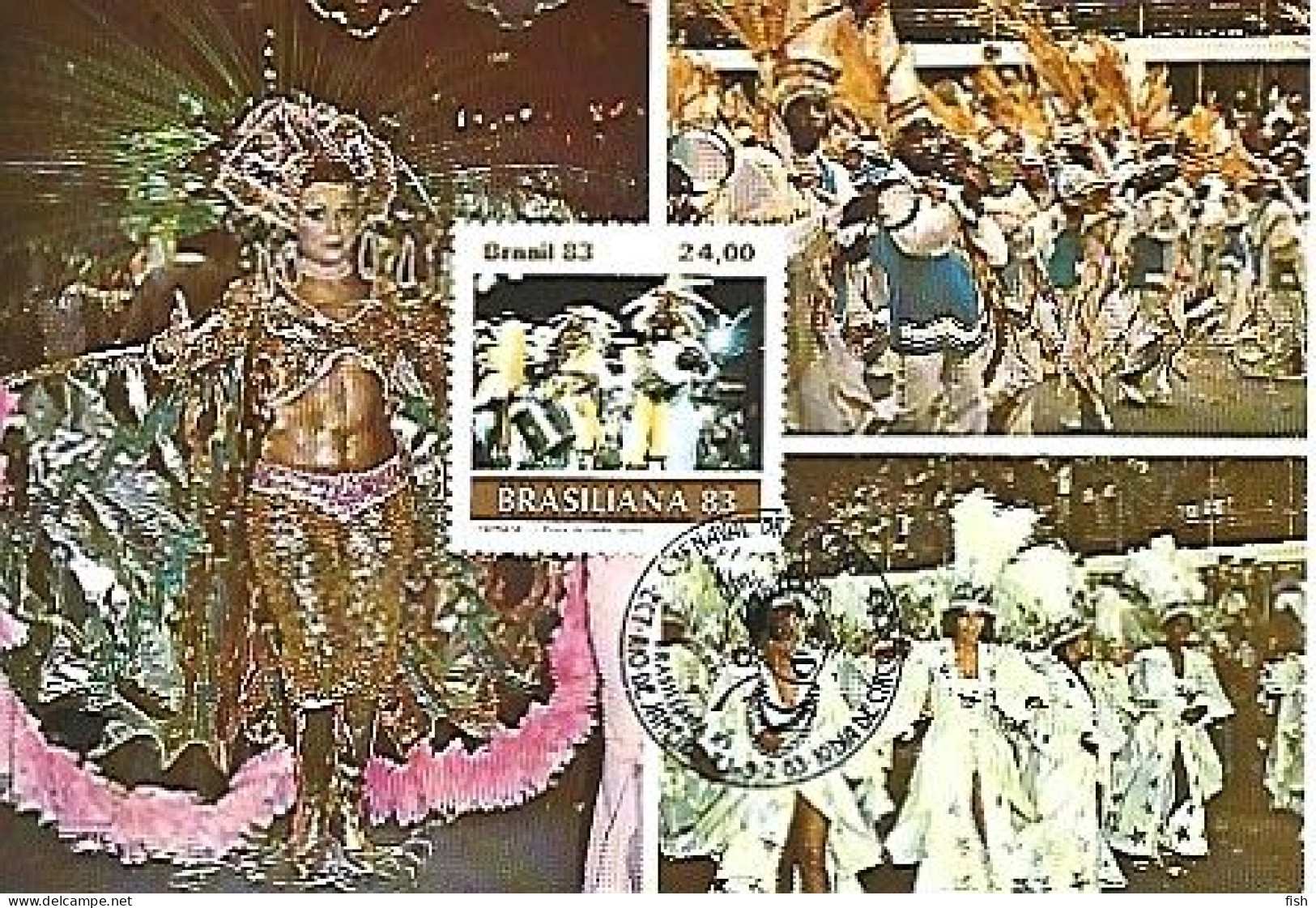 Brazil & Maximum Card, Carnaval, Escolas De Samba, Expo BRASILIANA, Rio De Janeiro 1983 (7979) - Autres