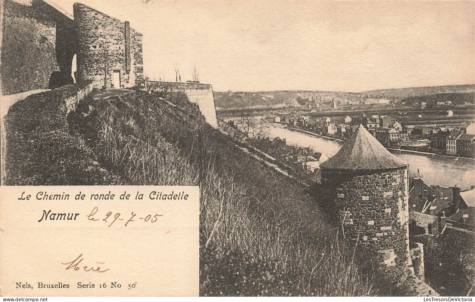 BELGIQUE - Namur - Le Chemin De Ronde De La Citadelle - Dos Non Divisé - Carte Postale Ancienne - Namur