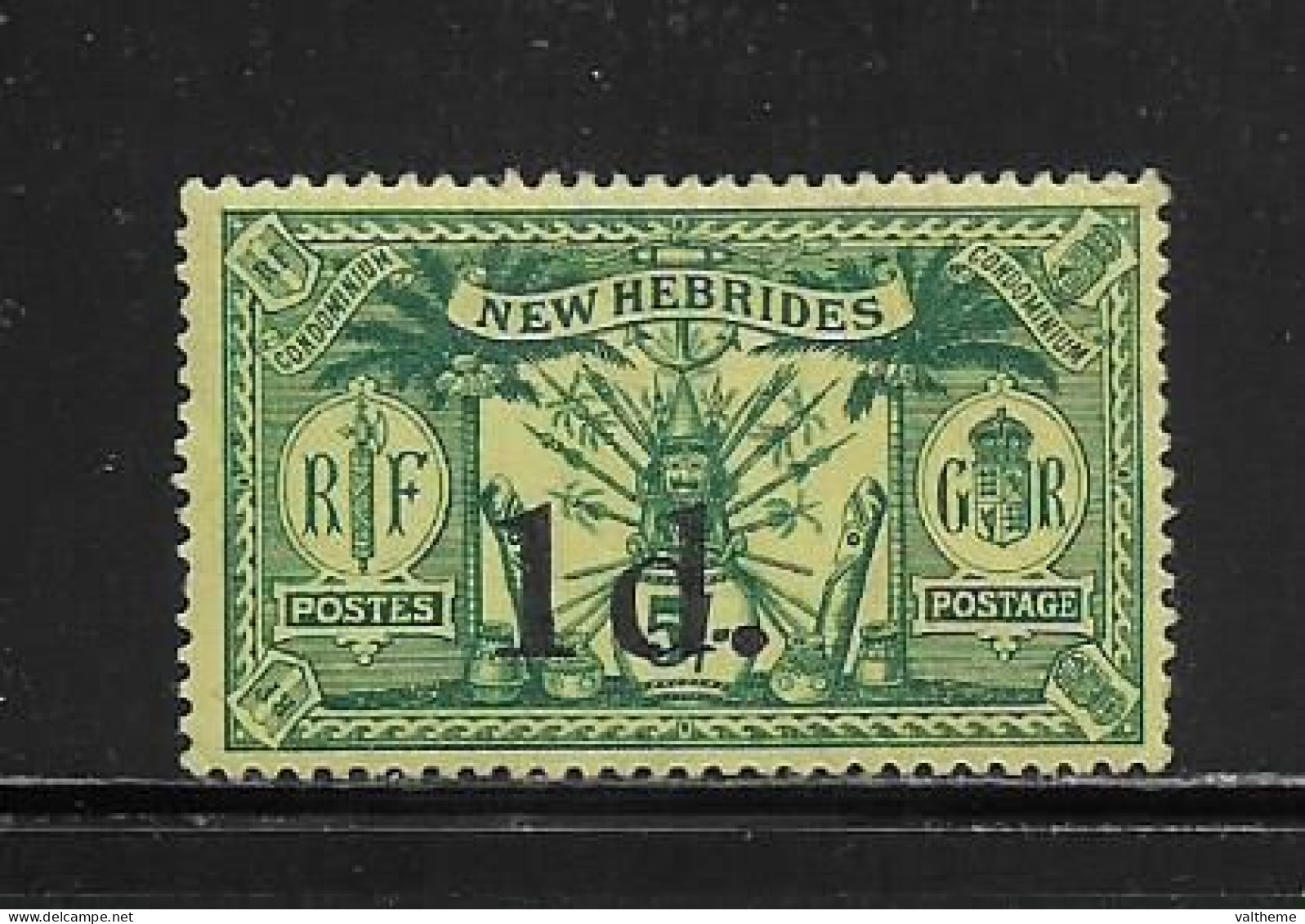 NOUVELLES HEBRIDES  ( DIV - 126 )  1920  N° YVERT ET TELLIER  N°  67  N* - Unused Stamps