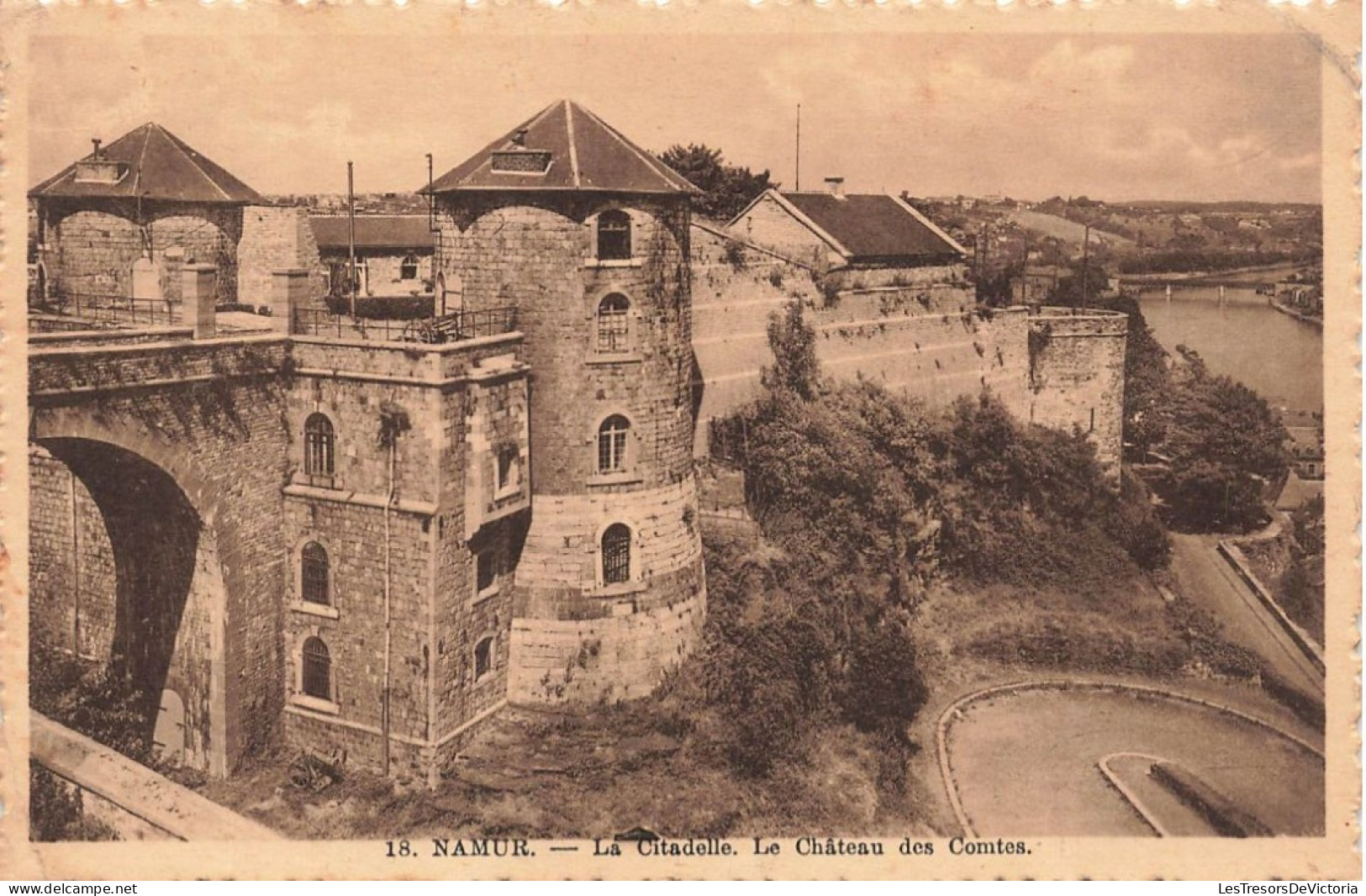 BELGIQUE - Namur - La Citadelle - Le Château Des Comtes - Carte Postale Ancienne - Namen