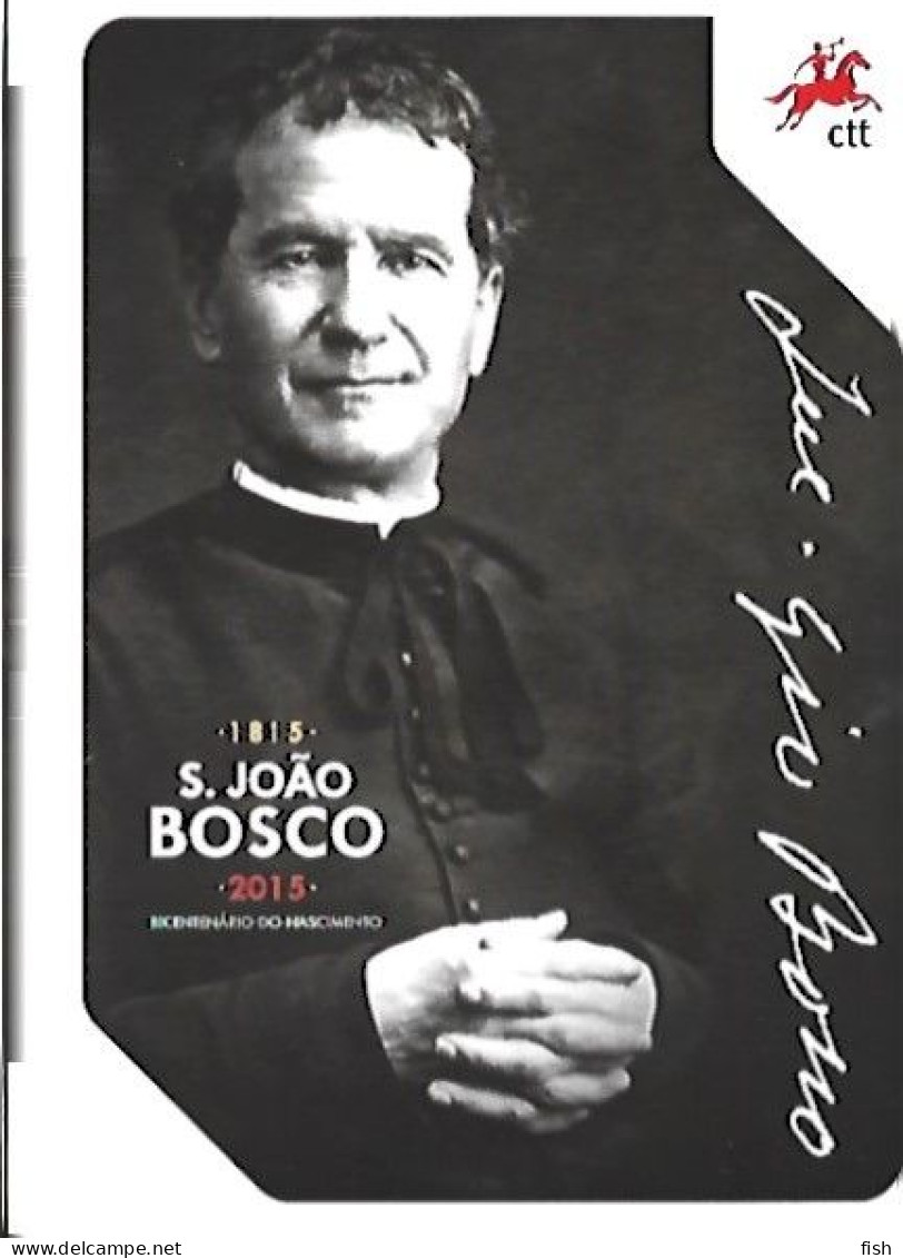 Portugal ** &  PSG Bicentenário Do Nascimento De S. João Bosco 1815-2015 (96768) - Carnets