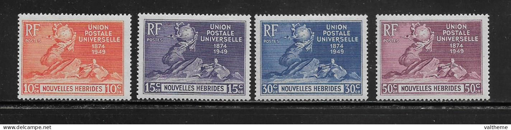 NOUVELLES HEBRIDES  ( DIV - 134 )  1949  N° YVERT ET TELLIER  N°  136/139  N** - Unused Stamps