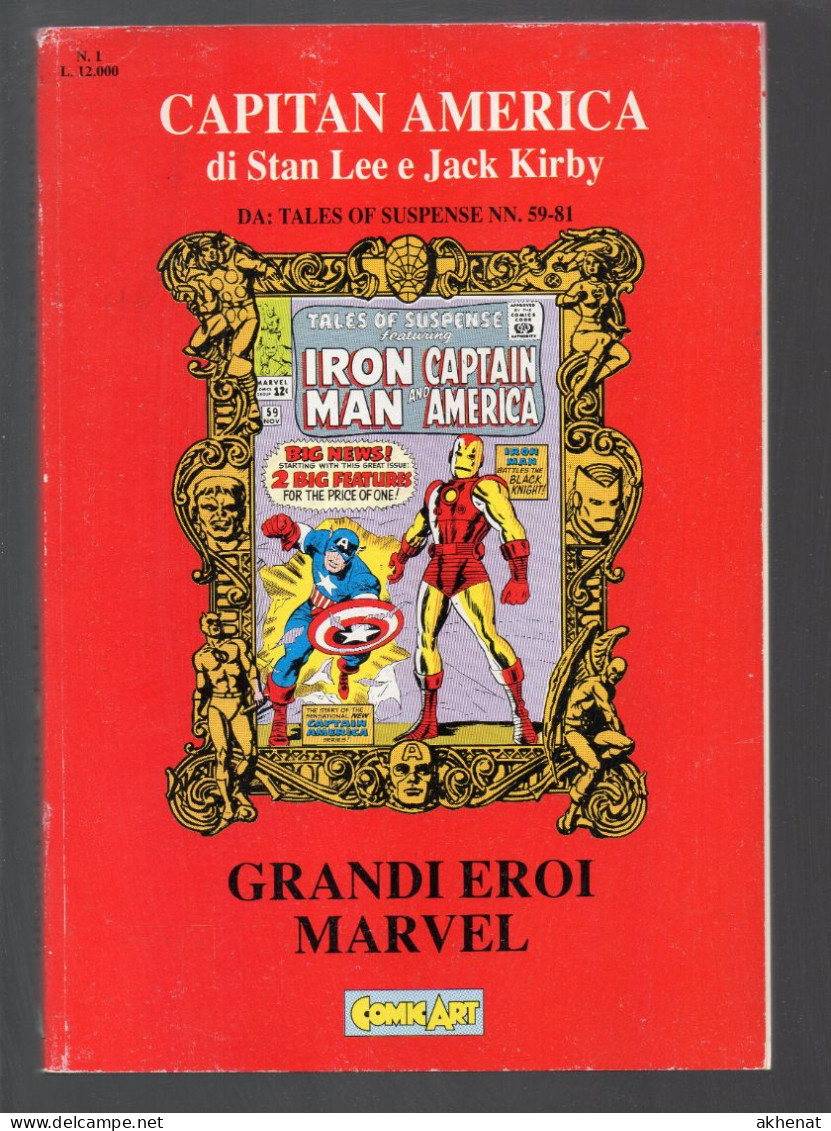 BIG -  CAPITAN AMERICA • Grandi Eroi Marvel N. 1 • Stan Lee, Jack Kirby • ComicArt Usato. Vedi Scan - Superhelden