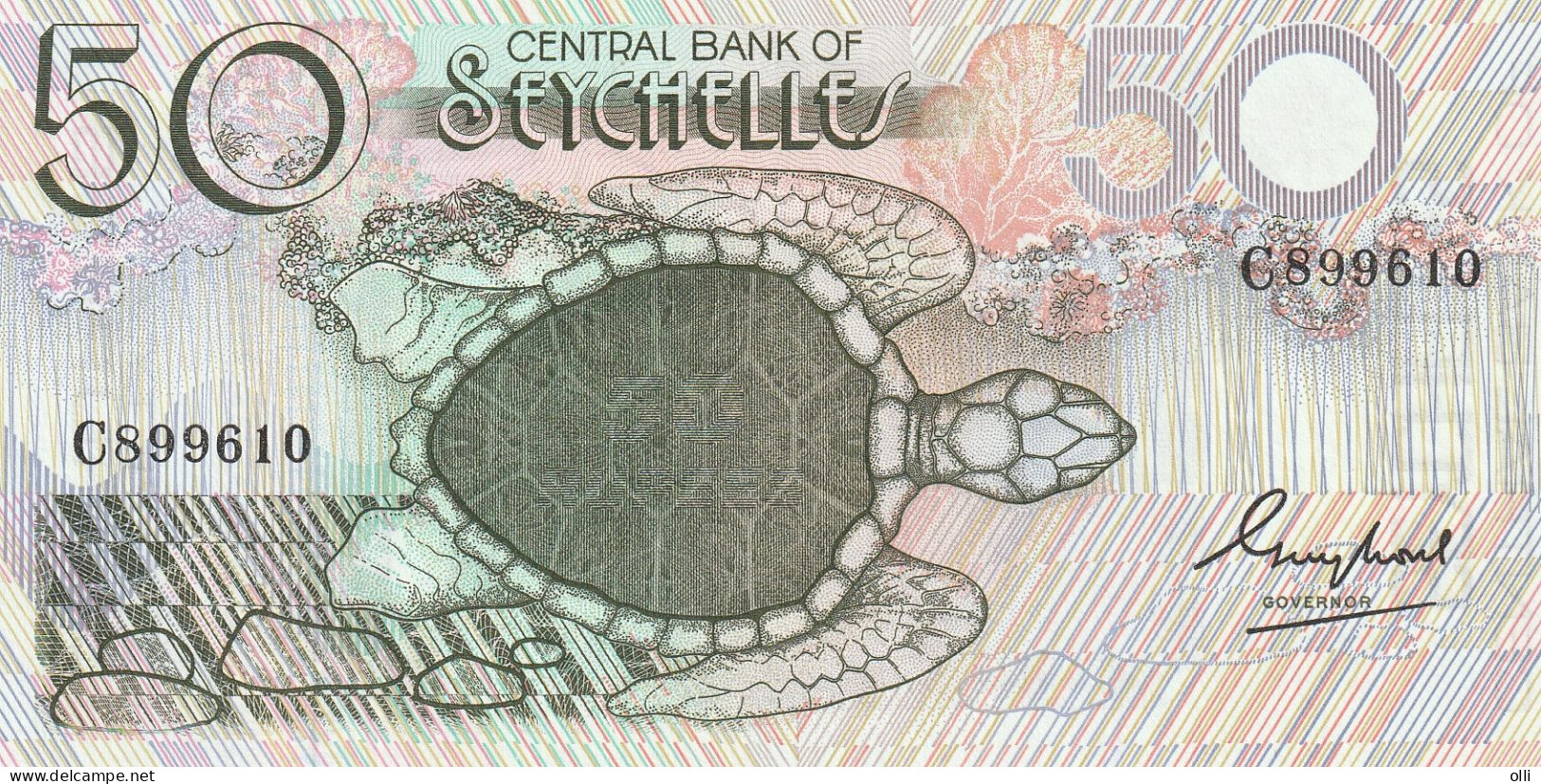 SEYCHELLES: 50 Rupees ND/1983   P-30   UNC - Seychellen