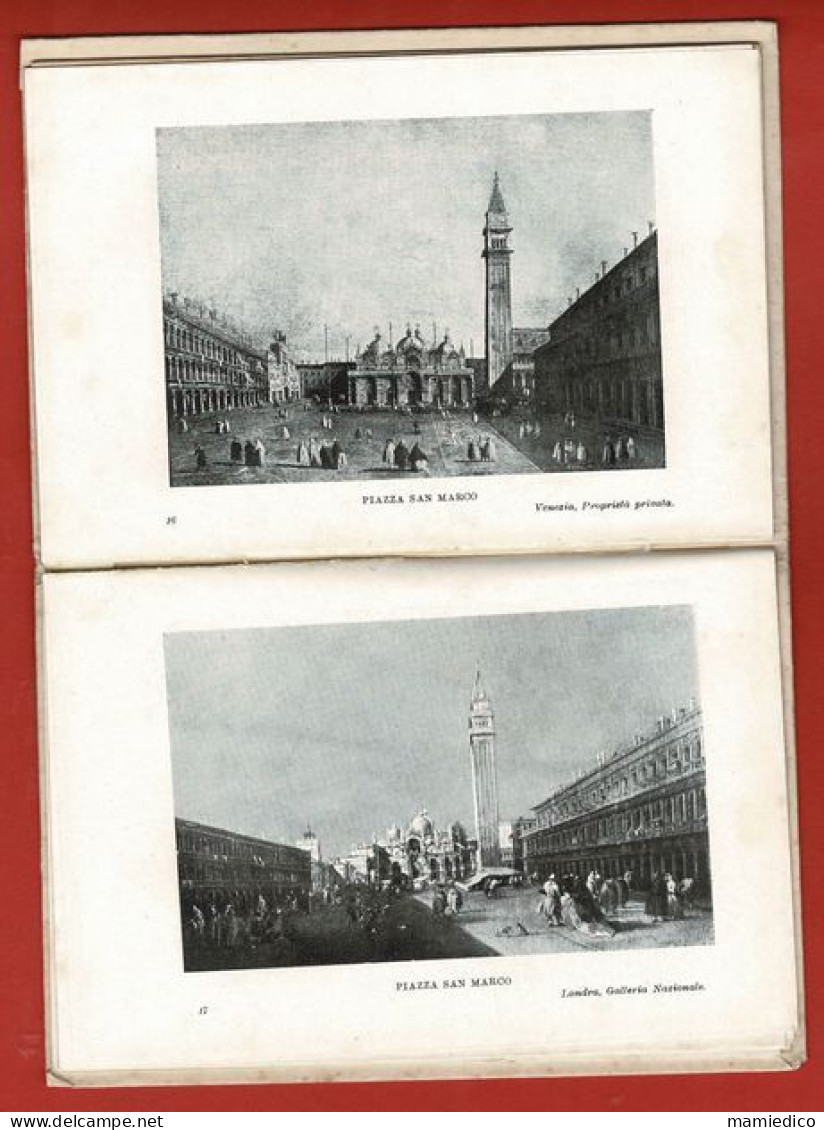 1922- ITALIE Livret De Plus De 50 Pages Sur Les Peintures De FRANCESCO GUARDI. 47 Vues De VENISE - Libri Antichi