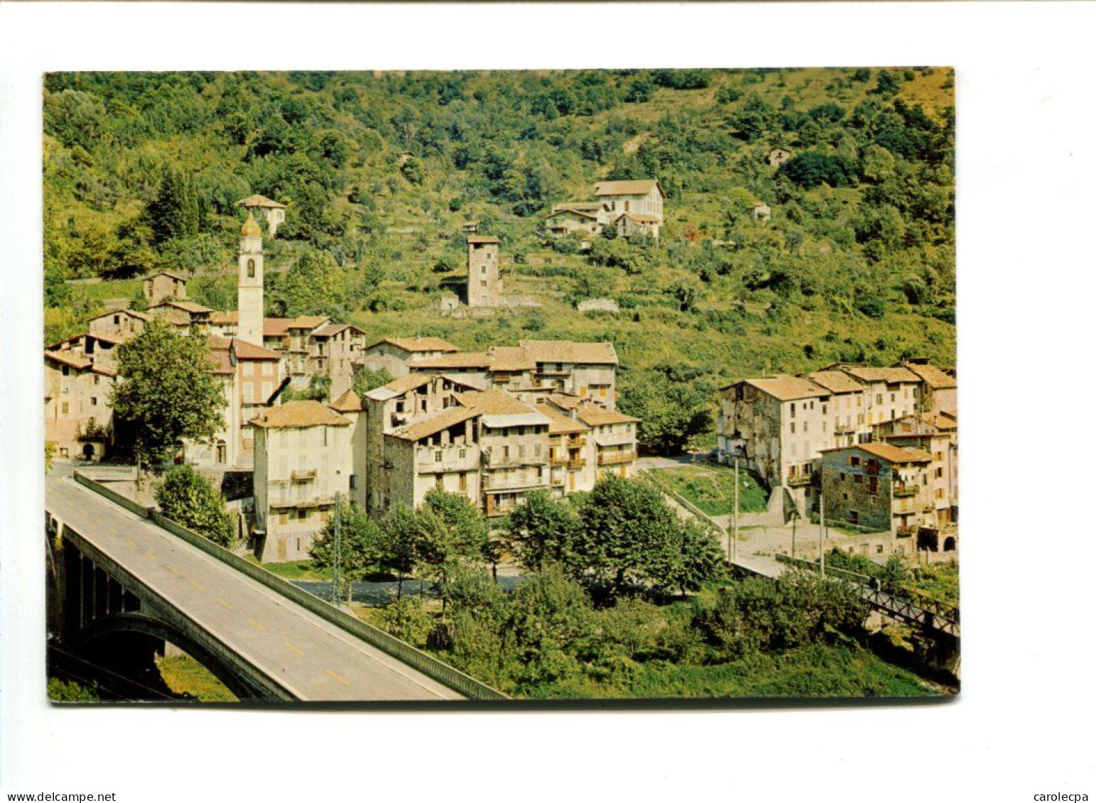 CPSM - ROQUEBILLIERE (06) - Le Vieux Village Détruit En Partie Par Un Glissement De Terrain En 1926 - Roquebilliere