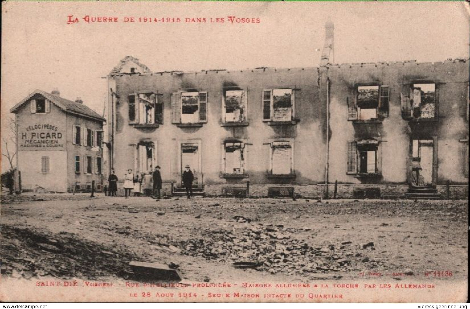 ! [88] Cpa Saint-Dié-des-Vosges, Guerre 1914 - Saint Die