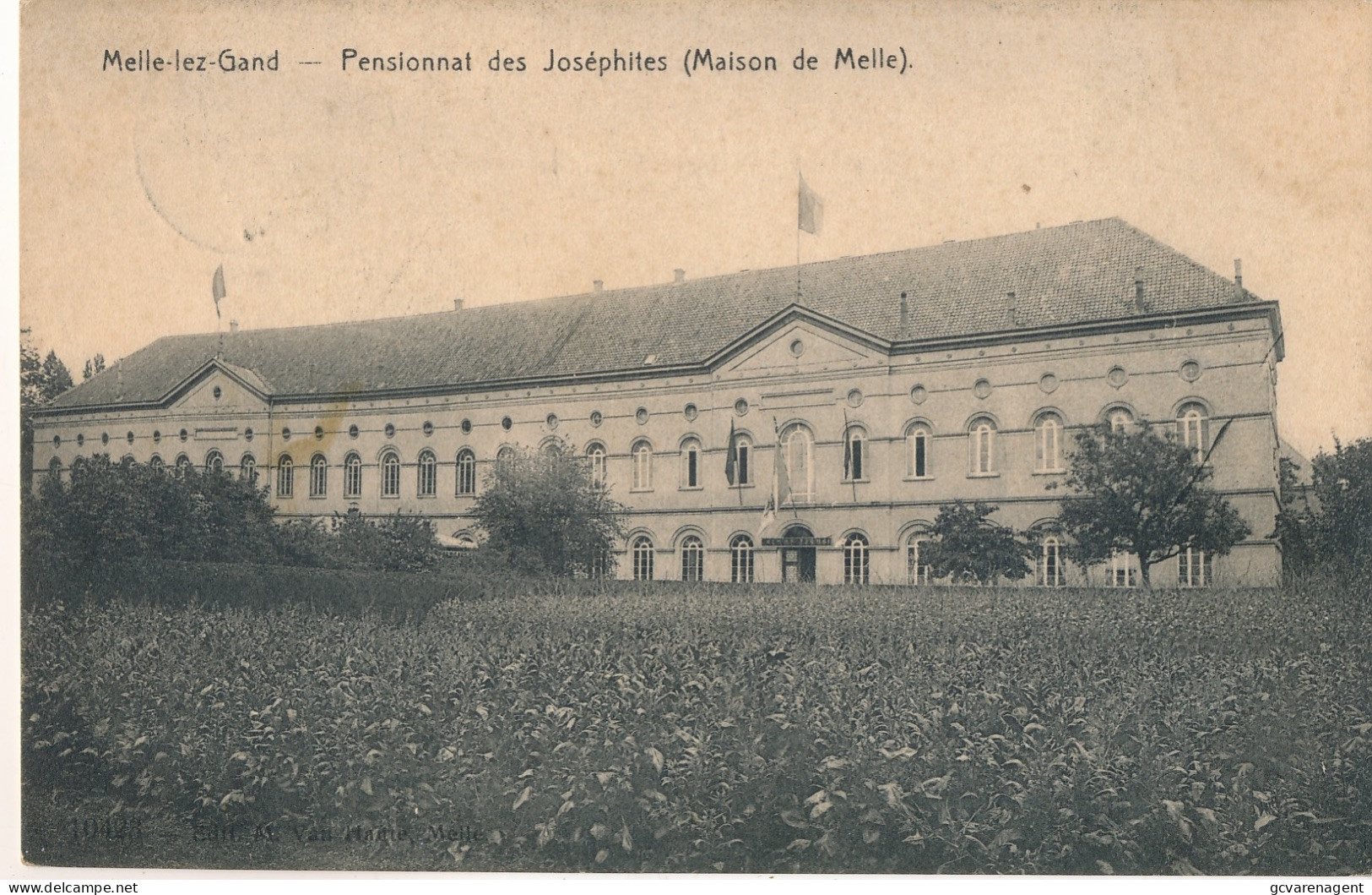 MELLE  PENSIONNAT DES JOSEPHITES   MAISON DE MELLE  2 SCANS - Melle