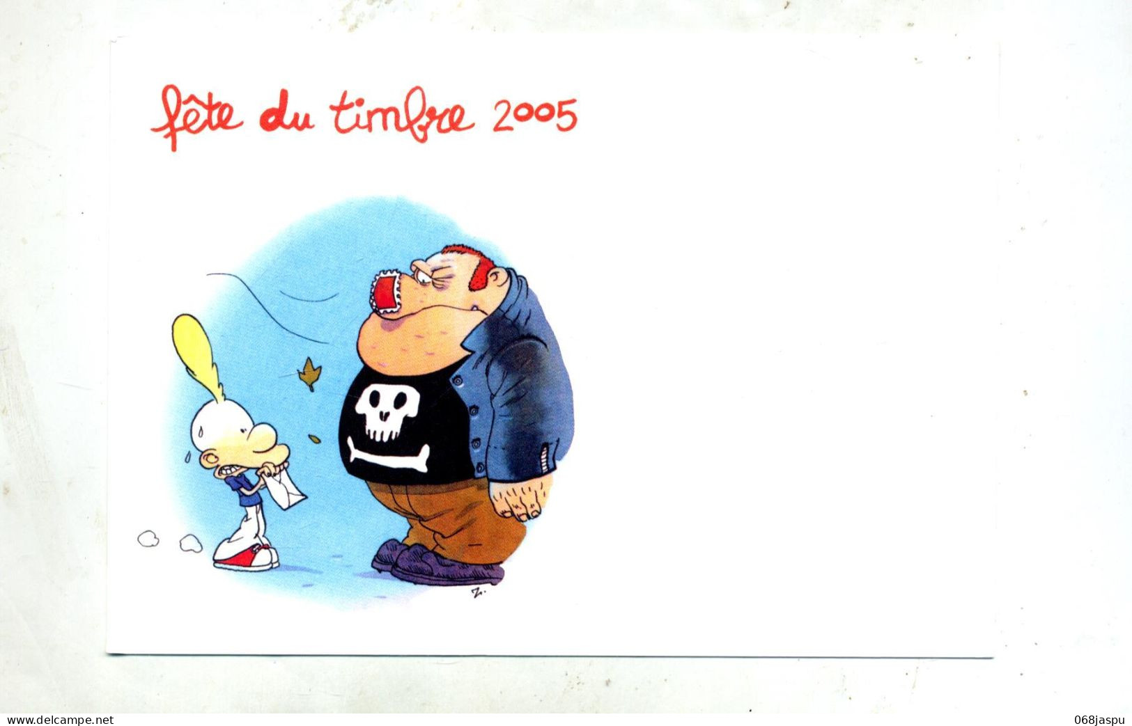 Carte Fete Du Timbre 2005 Utilisé - Timbres (représentations)