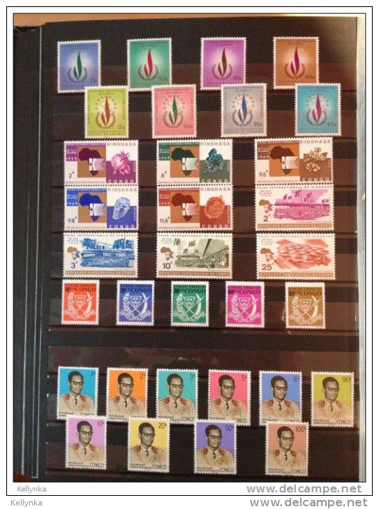 République Démocratique du Congo - Collection complète - 1964/1971 - MNH - Côte + 500€